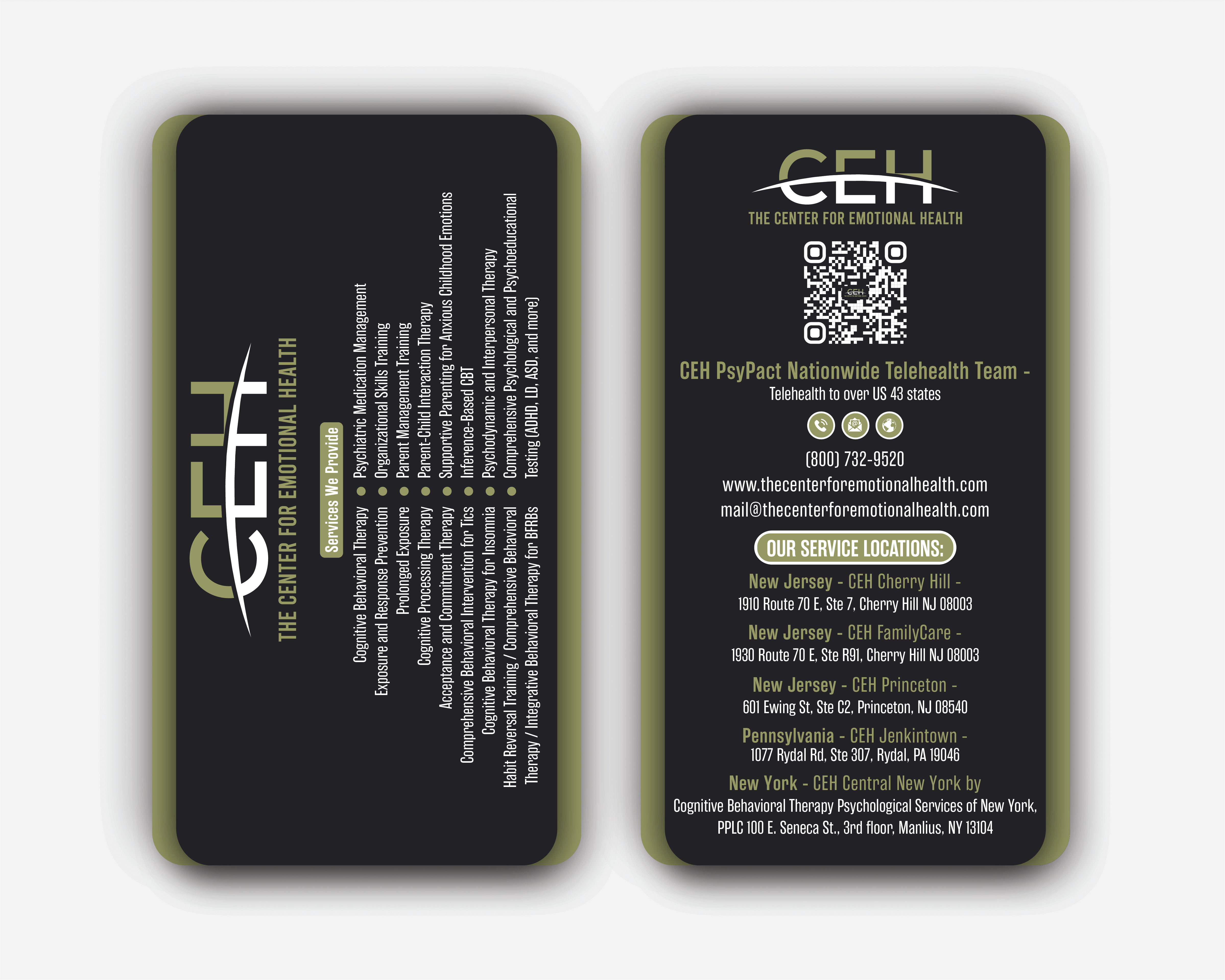 Diseño de Tarjeta de Presentación por DesignerShahadat para The Center for Emotional Health of Greater Philadelphia | Diseño #36912234