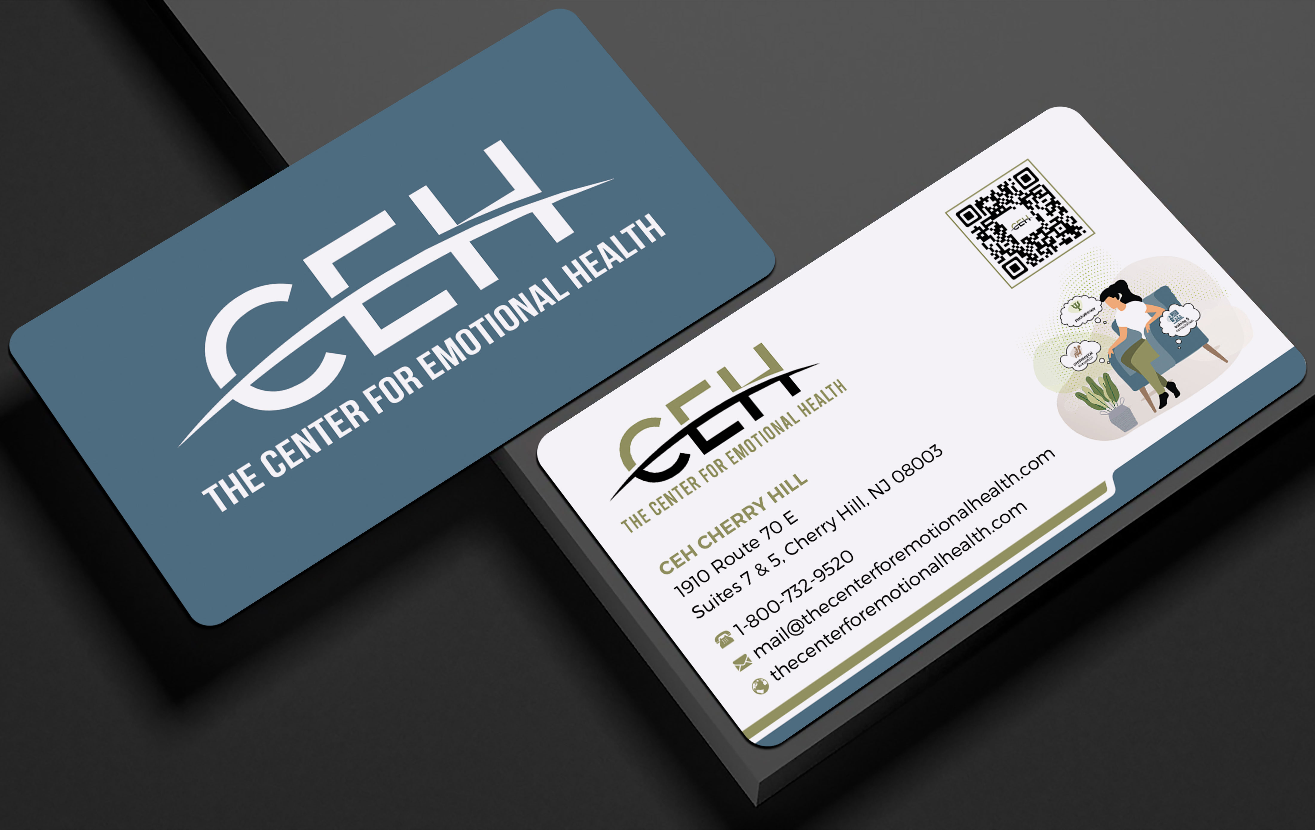 Diseño de Tarjeta de Presentación por Sabbir_2025 para The Center for Emotional Health of Greater Philadelphia | Diseño #36909681