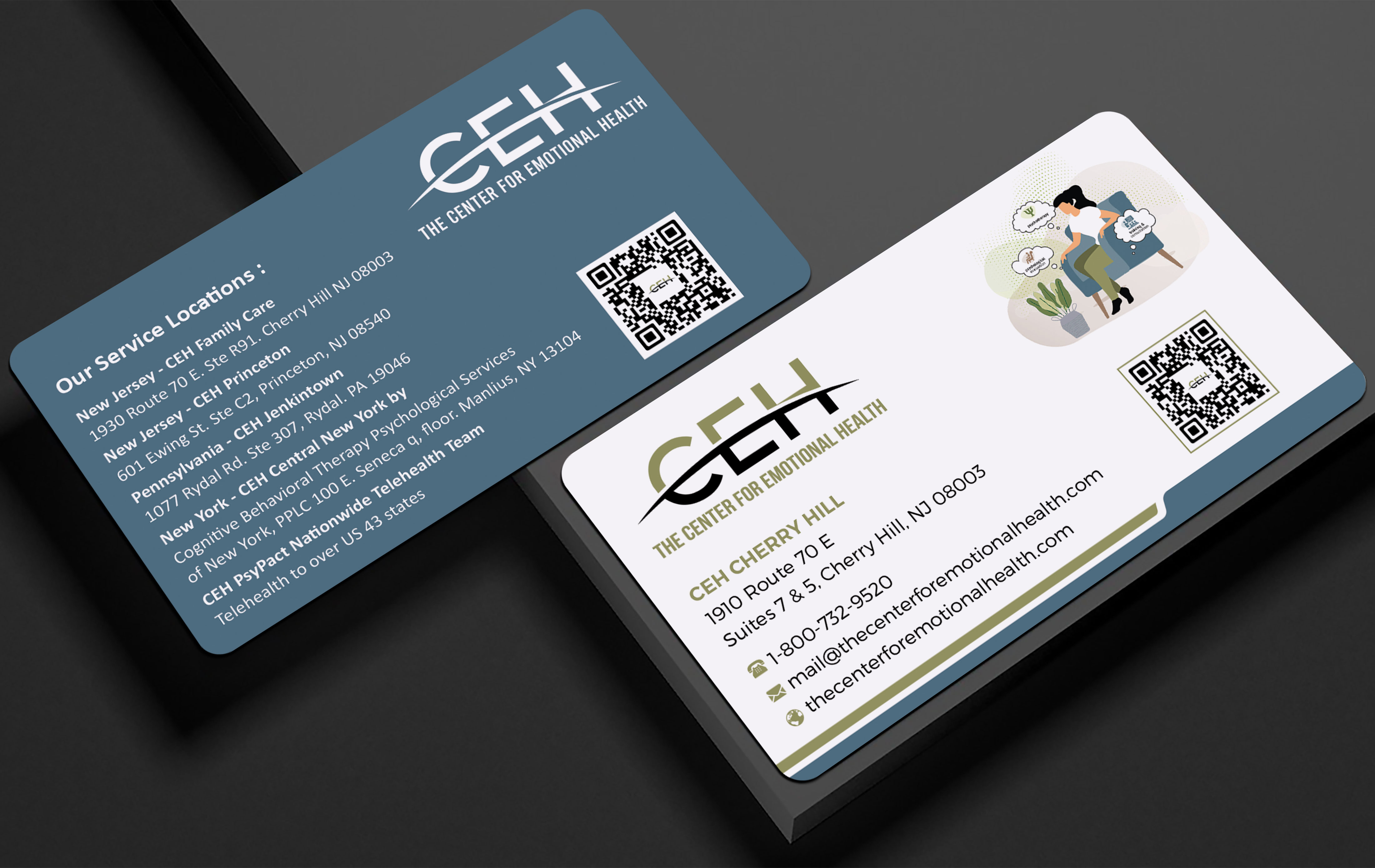 Diseño de Tarjeta de Presentación por Sabbir_2025 para The Center for Emotional Health of Greater Philadelphia | Diseño #36910722