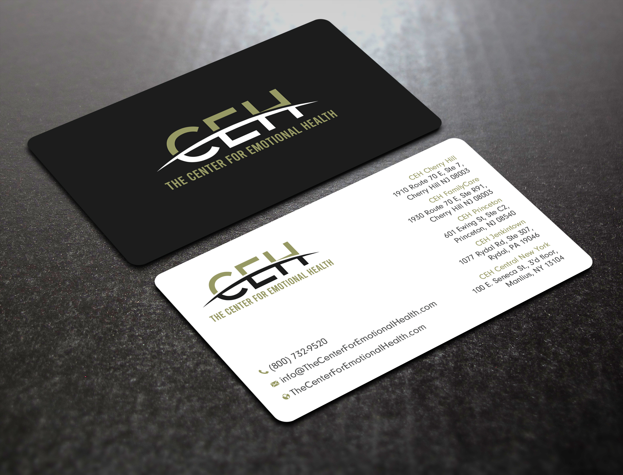 Business Card Design by Uttom 2 for The Center for Emotional Health of Greater Philadelphia | Design #36910119