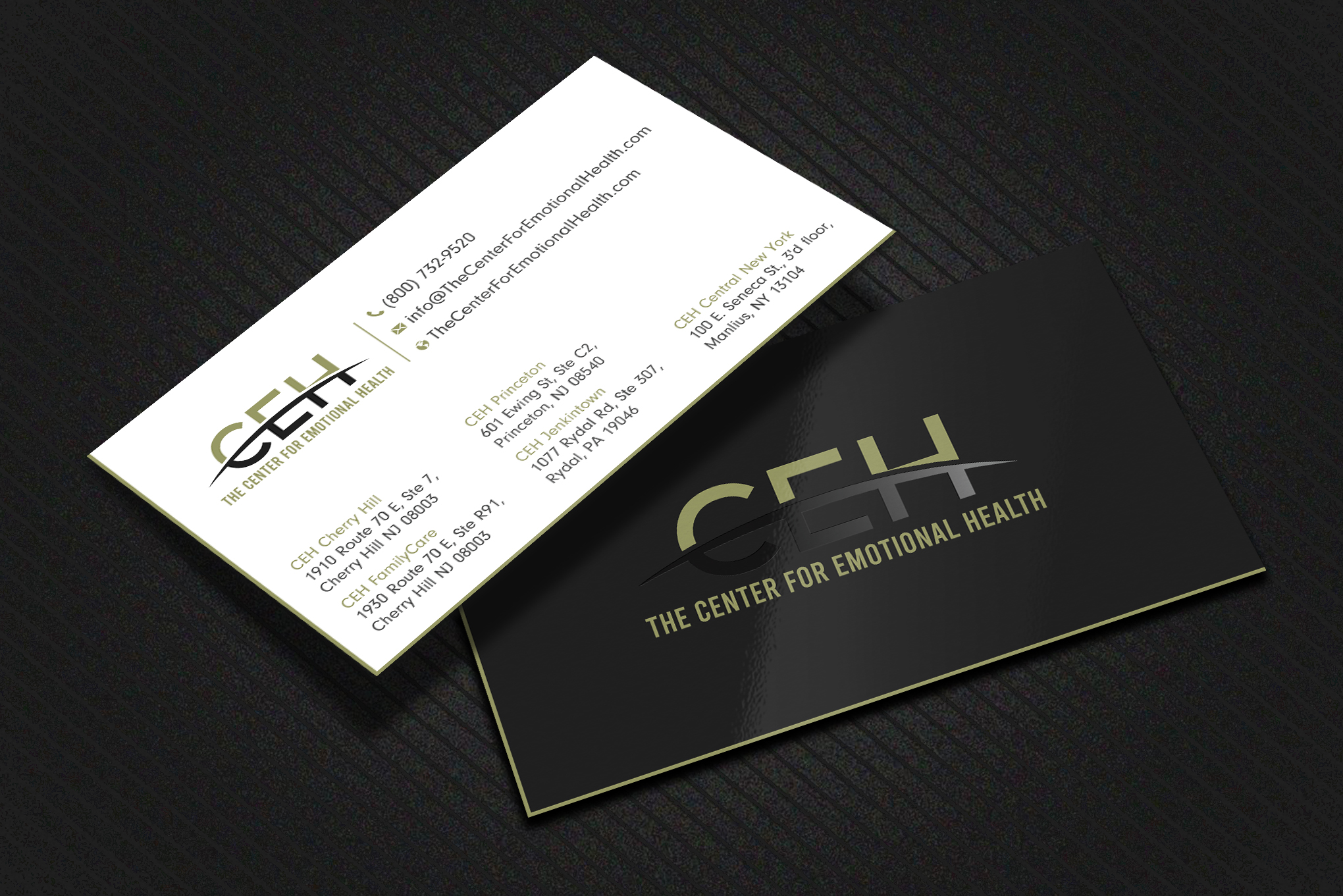 Diseño de Tarjeta de Presentación por Uttom 2 para The Center for Emotional Health of Greater Philadelphia | Diseño #36914986