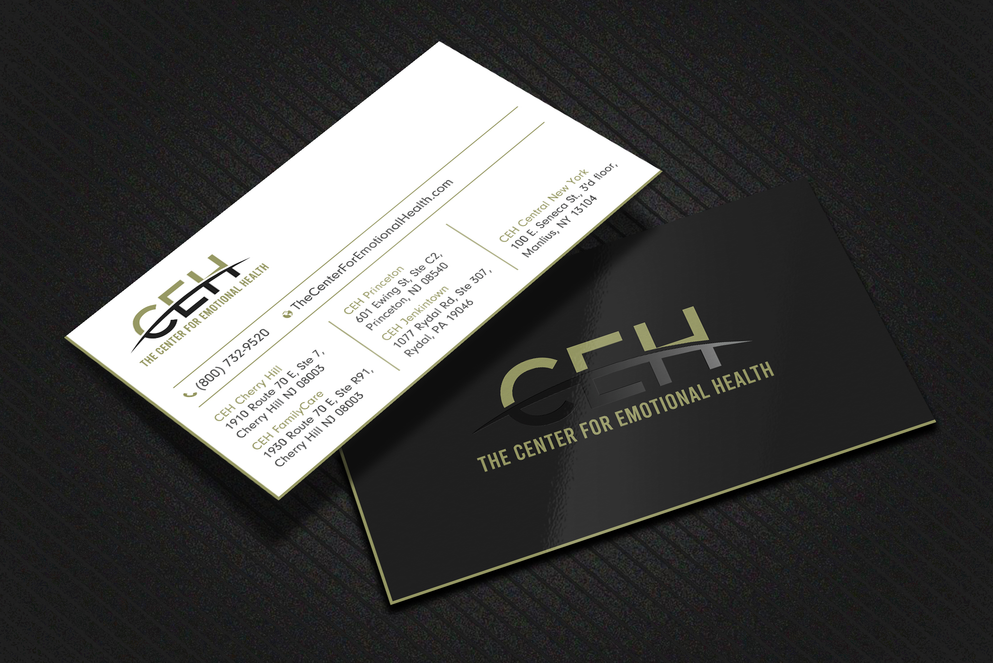 Diseño de Tarjeta de Presentación por Uttom 2 para The Center for Emotional Health of Greater Philadelphia | Diseño #36914989