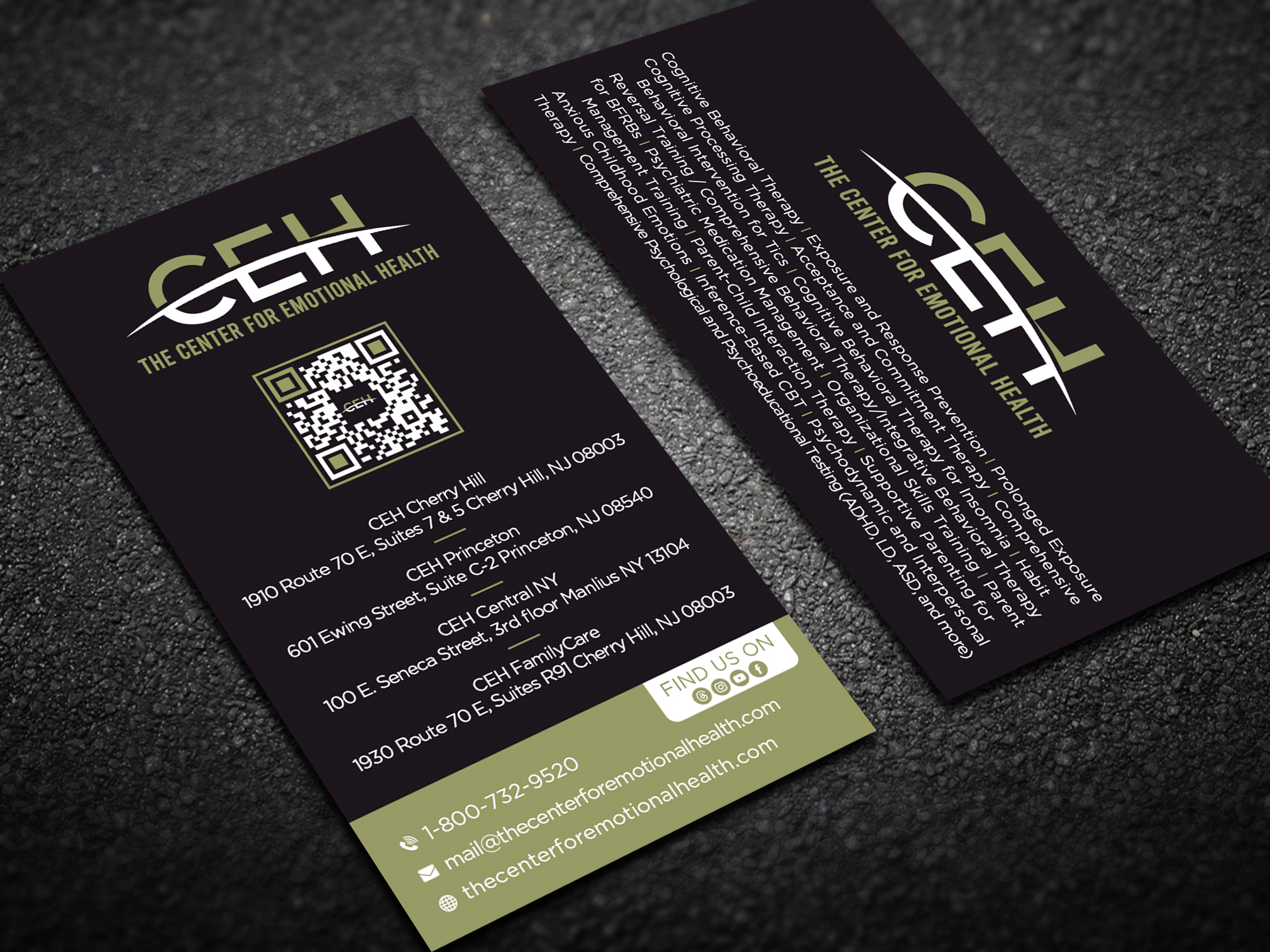 Diseño de Tarjeta de Presentación por Ekramul Hossen 2 para The Center for Emotional Health of Greater Philadelphia | Diseño #36917216