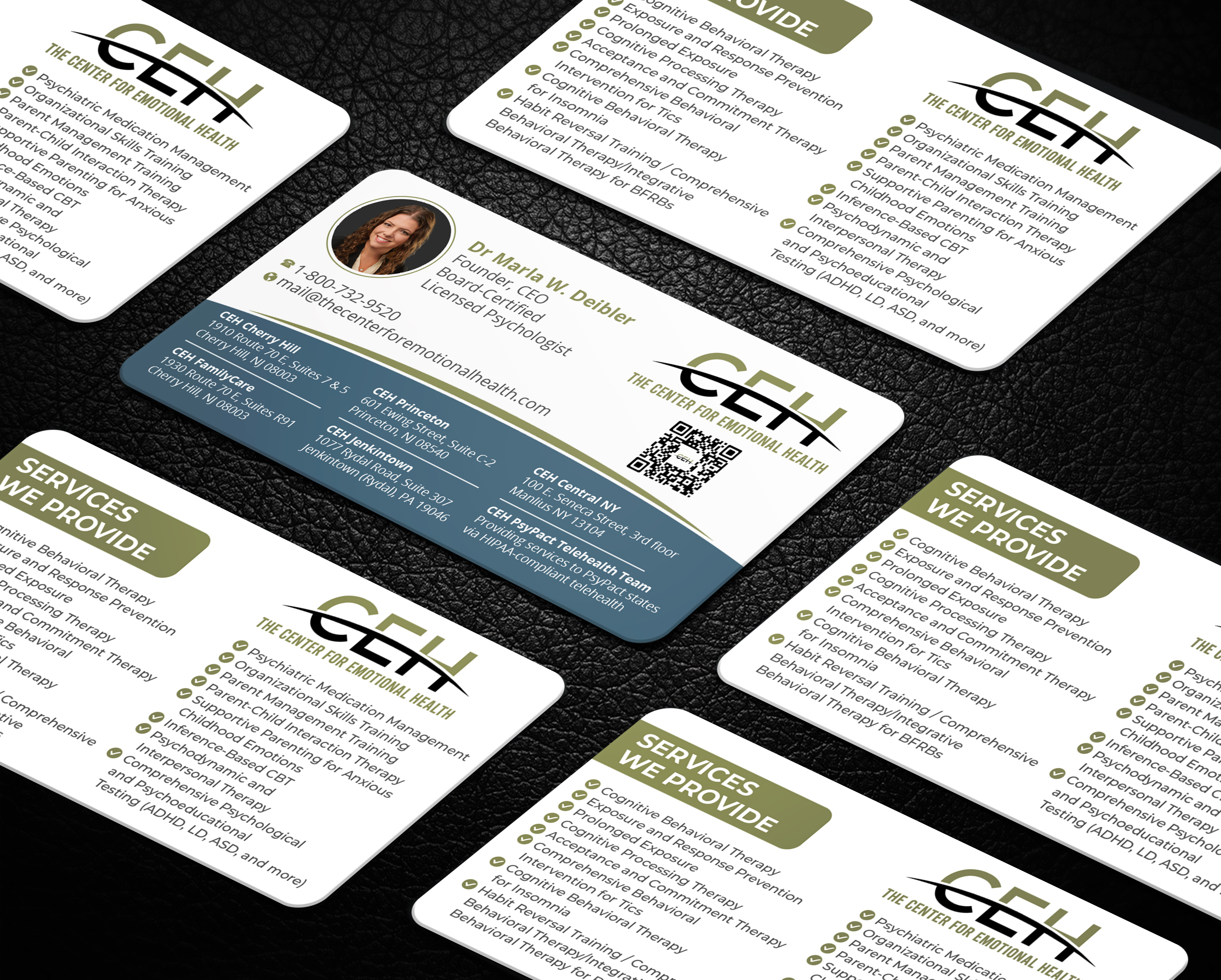 Diseño de Tarjeta de Presentación por Imagine design000 para The Center for Emotional Health of Greater Philadelphia | Diseño #36910882