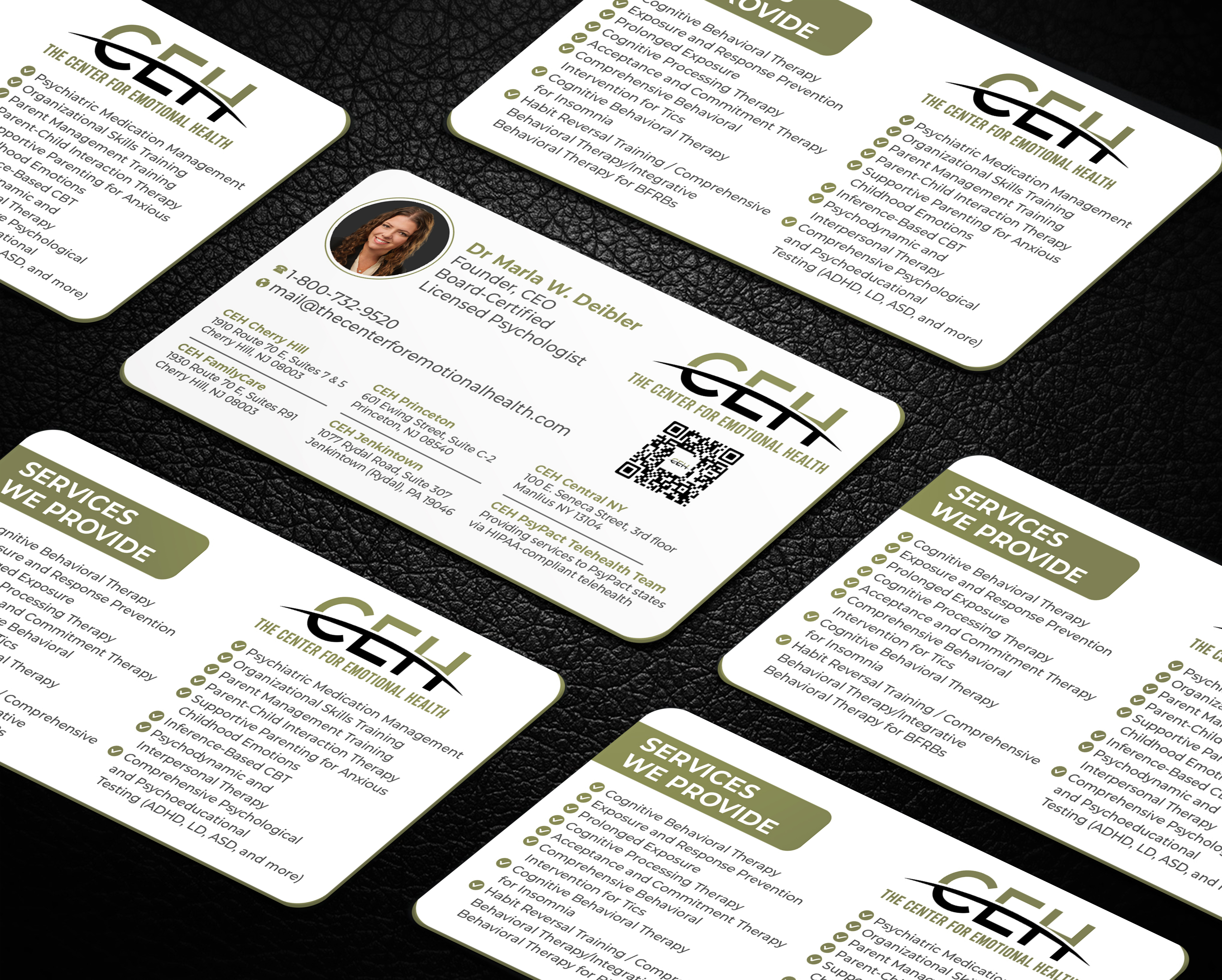 Diseño de Tarjeta de Presentación por Imagine design000 para The Center for Emotional Health of Greater Philadelphia | Diseño #36910883