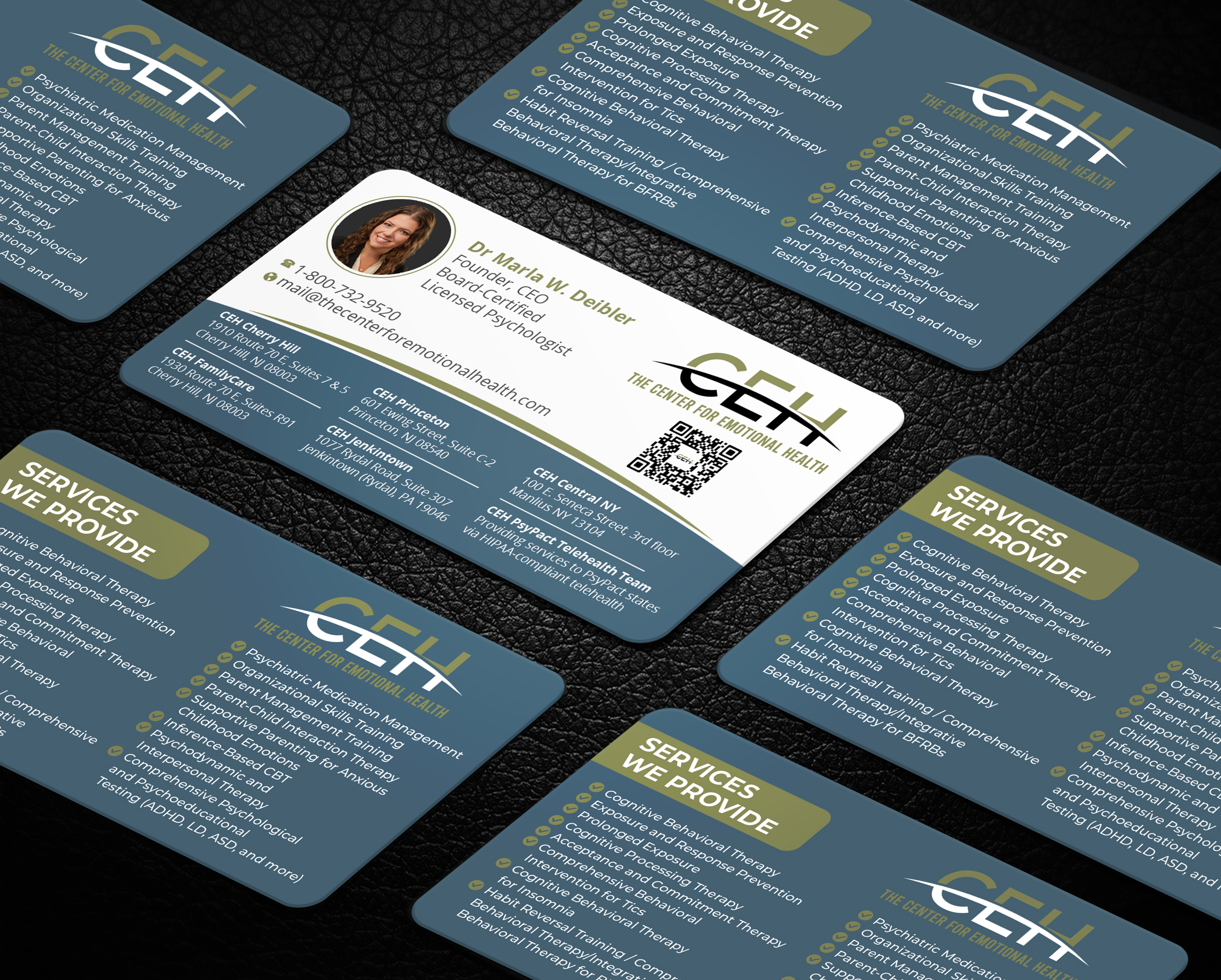 Diseño de Tarjeta de Presentación por Imagine design000 para The Center for Emotional Health of Greater Philadelphia | Diseño #36910884