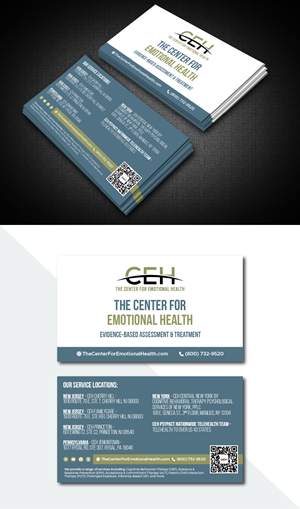 Diseño de Tarjeta de Presentación por AyubZafar.com para The Center for Emotional Health of Greater Philadelphia | Diseño: #36918879