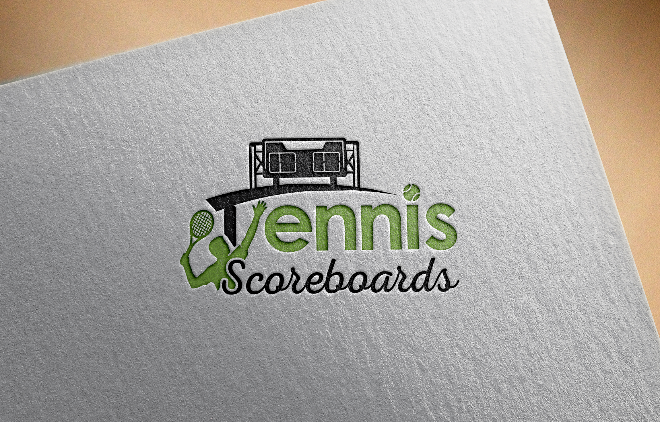 Logo Design by 24ksunny for Tennis Scoreboards | Design #36941772