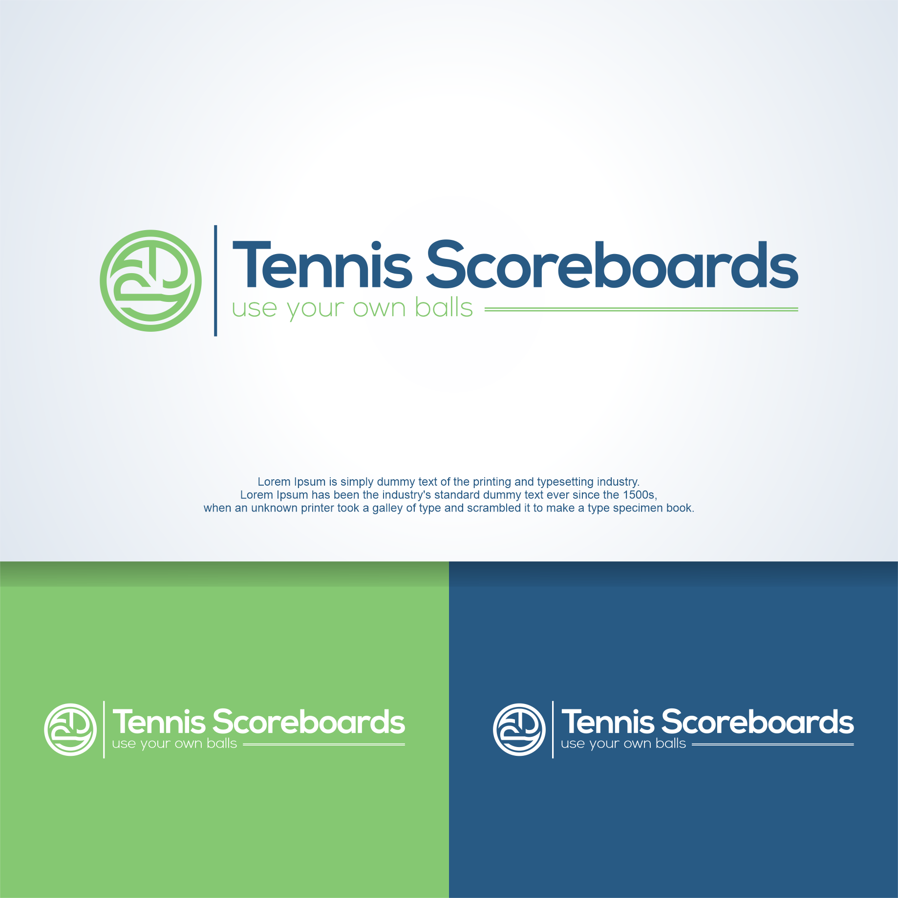 Logo Design by zilong graphic for Tennis Scoreboards | Design #36947191