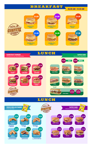 Design de Menu par aputski pour ce projet | Design : #36921292