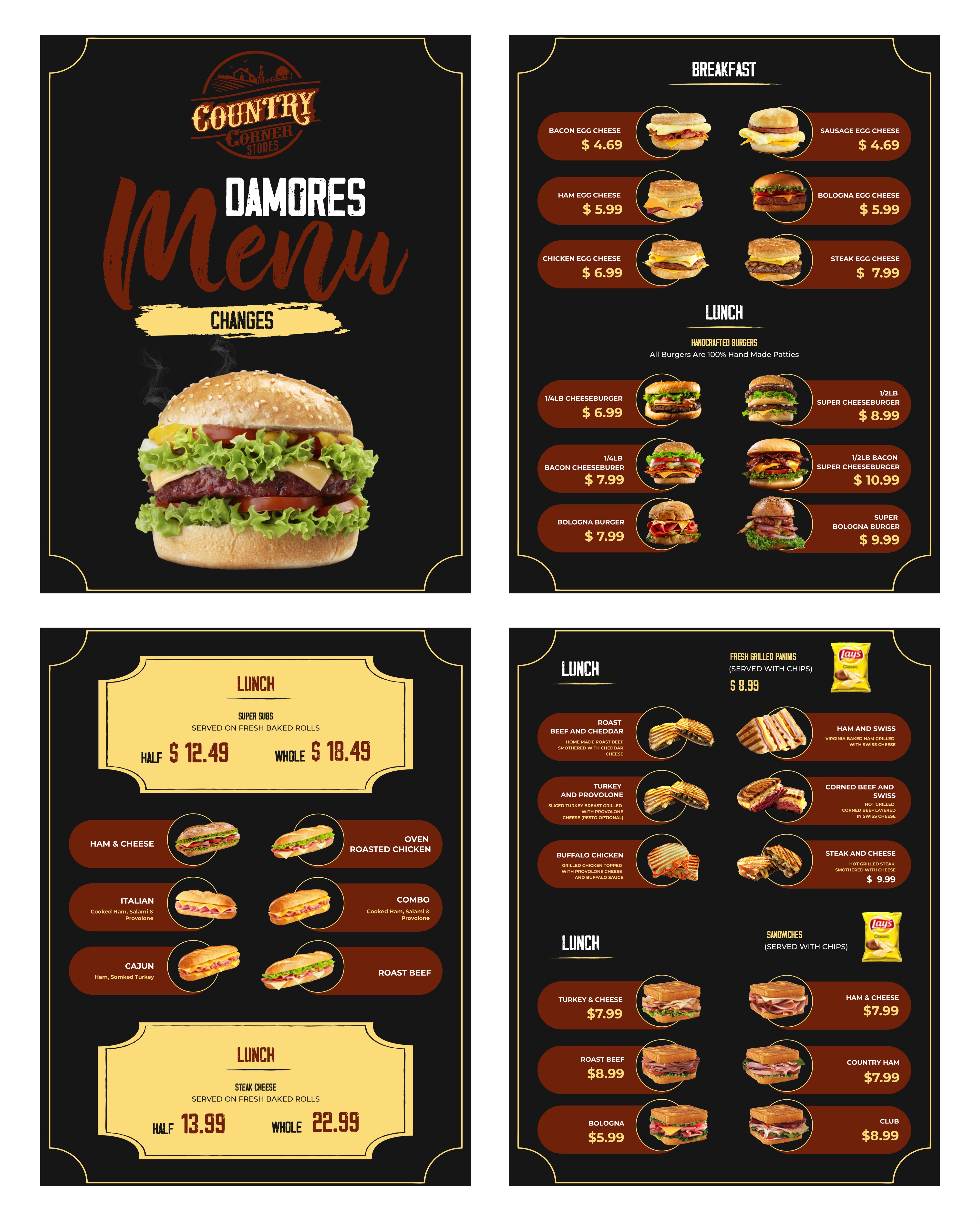 Design de Menu par pb pour ce projet | Design #36922957