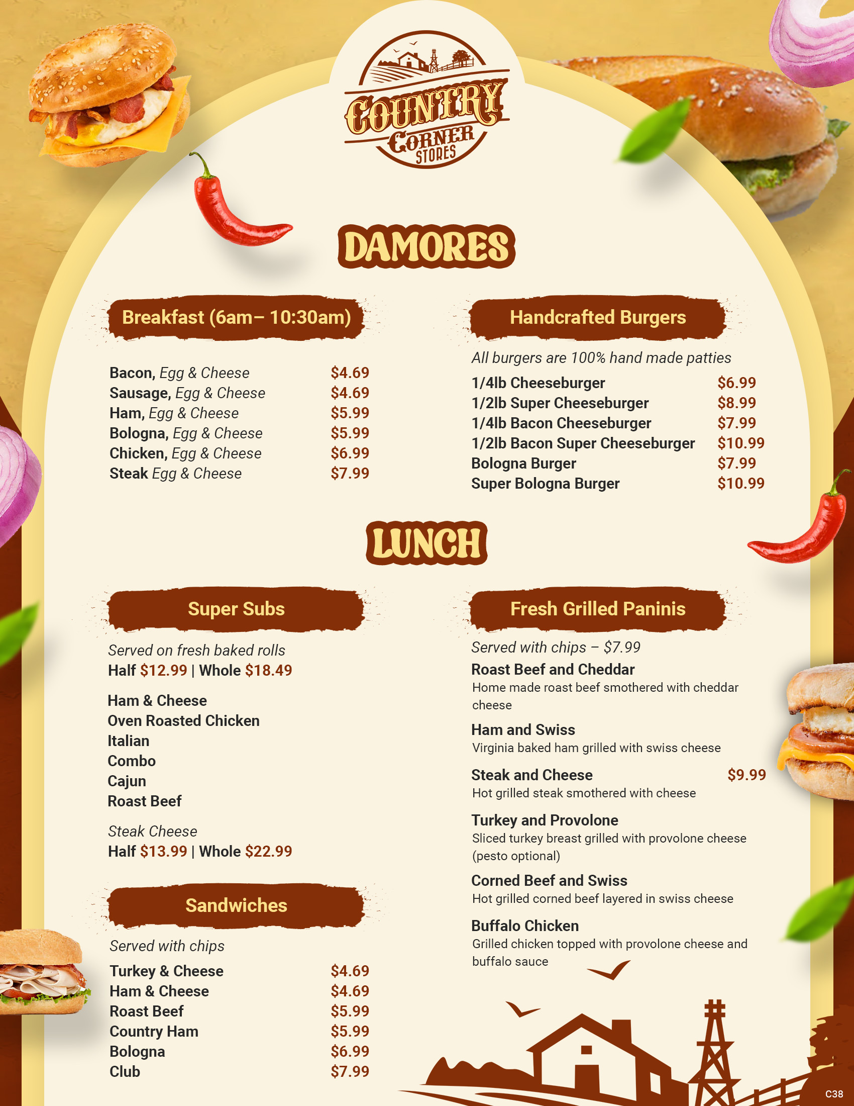 Design de Menu par pb pour ce projet | Design #36922960