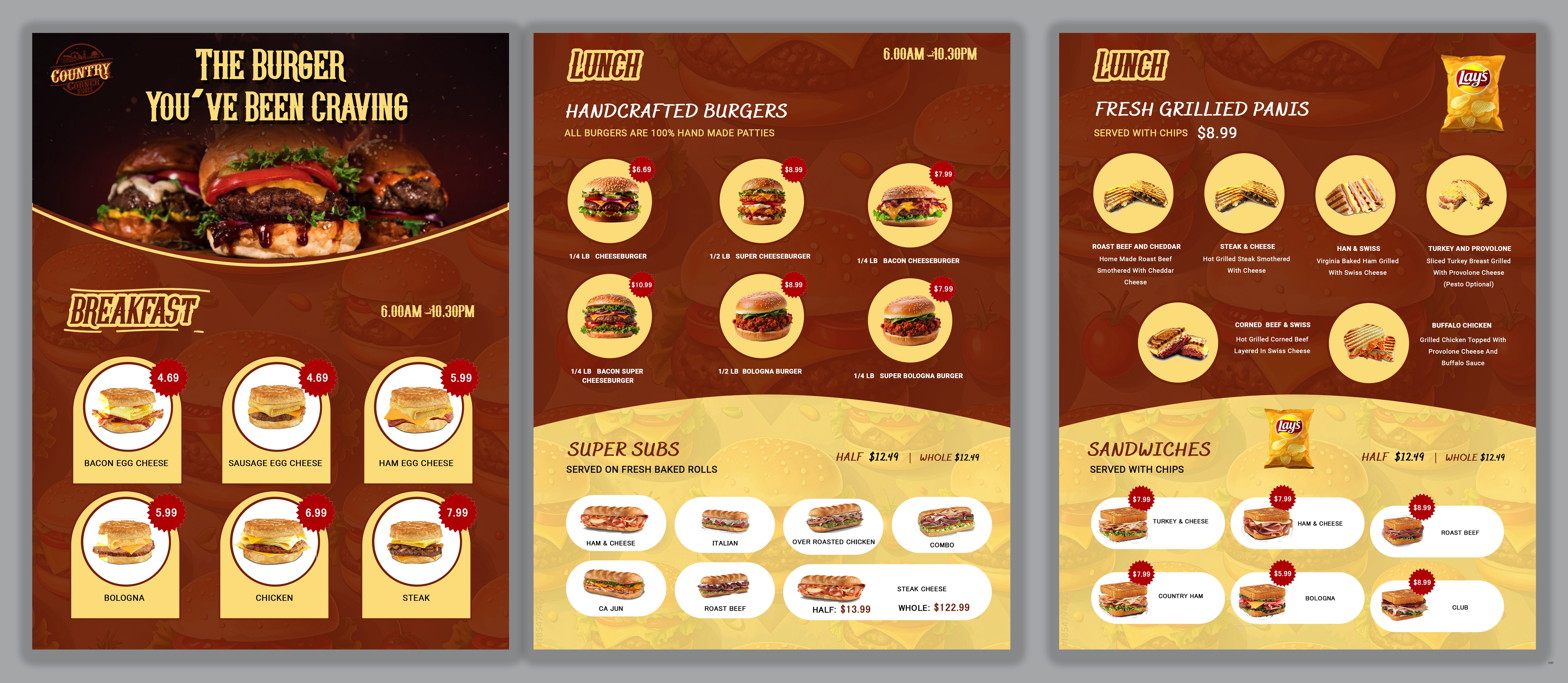 Menu Design by pb for this project | Design #36922961