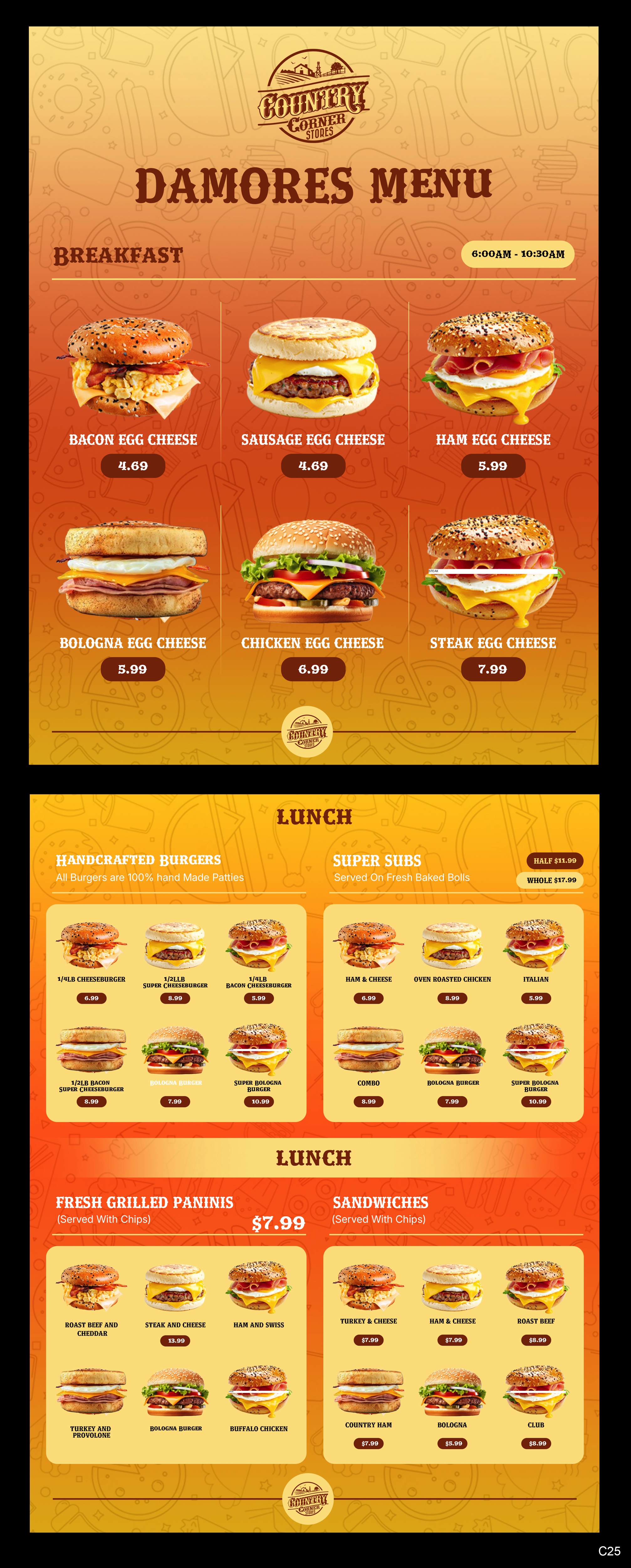 Design de Menu par pb pour ce projet | Design #36922968