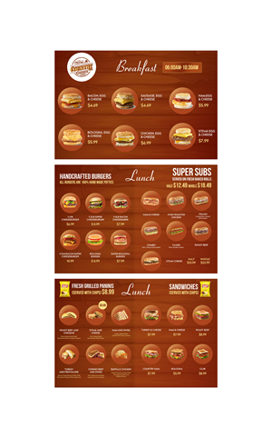 Design de Menu par Creations Box 2015 pour ce projet | Design : #36926166