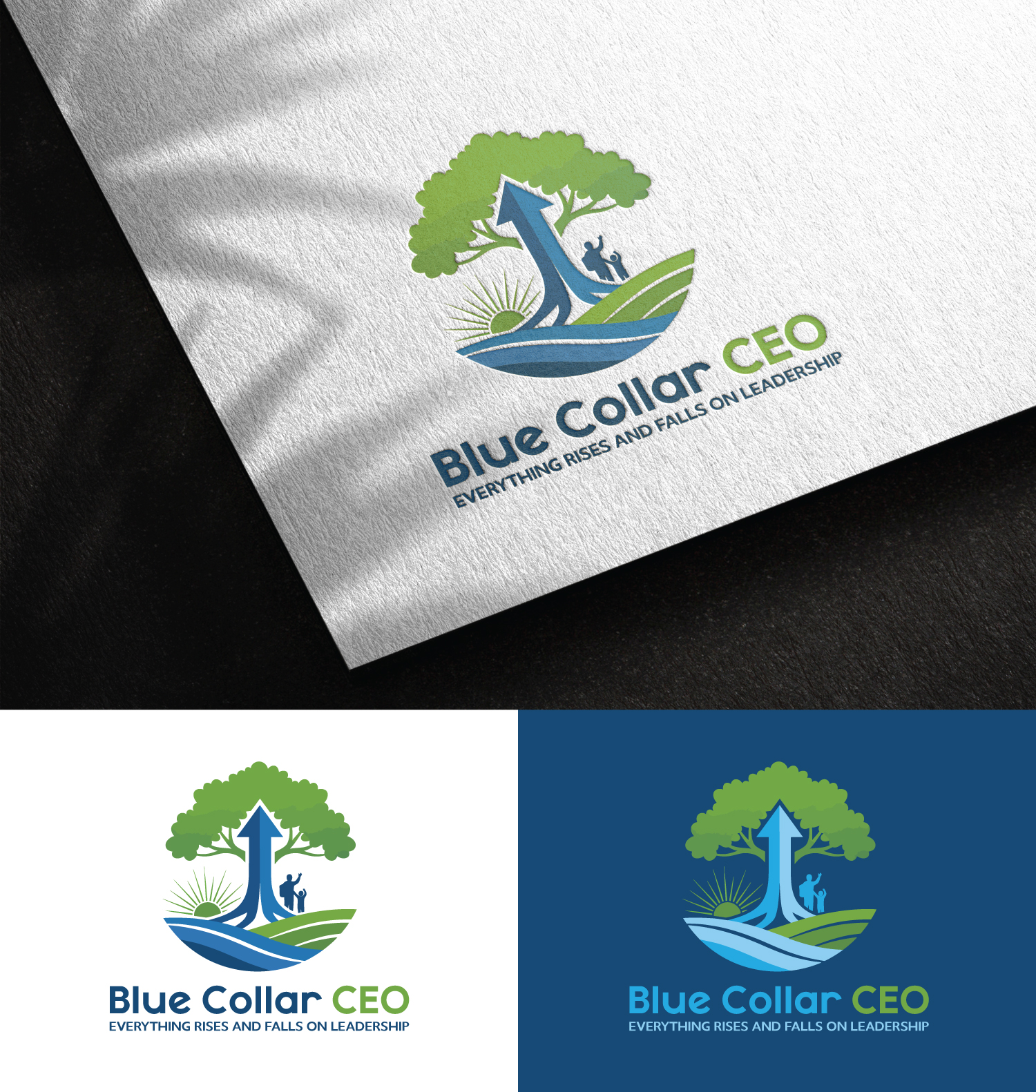 Logo Design by StromDesignHub for Blue Collar CEO | Design #36933831