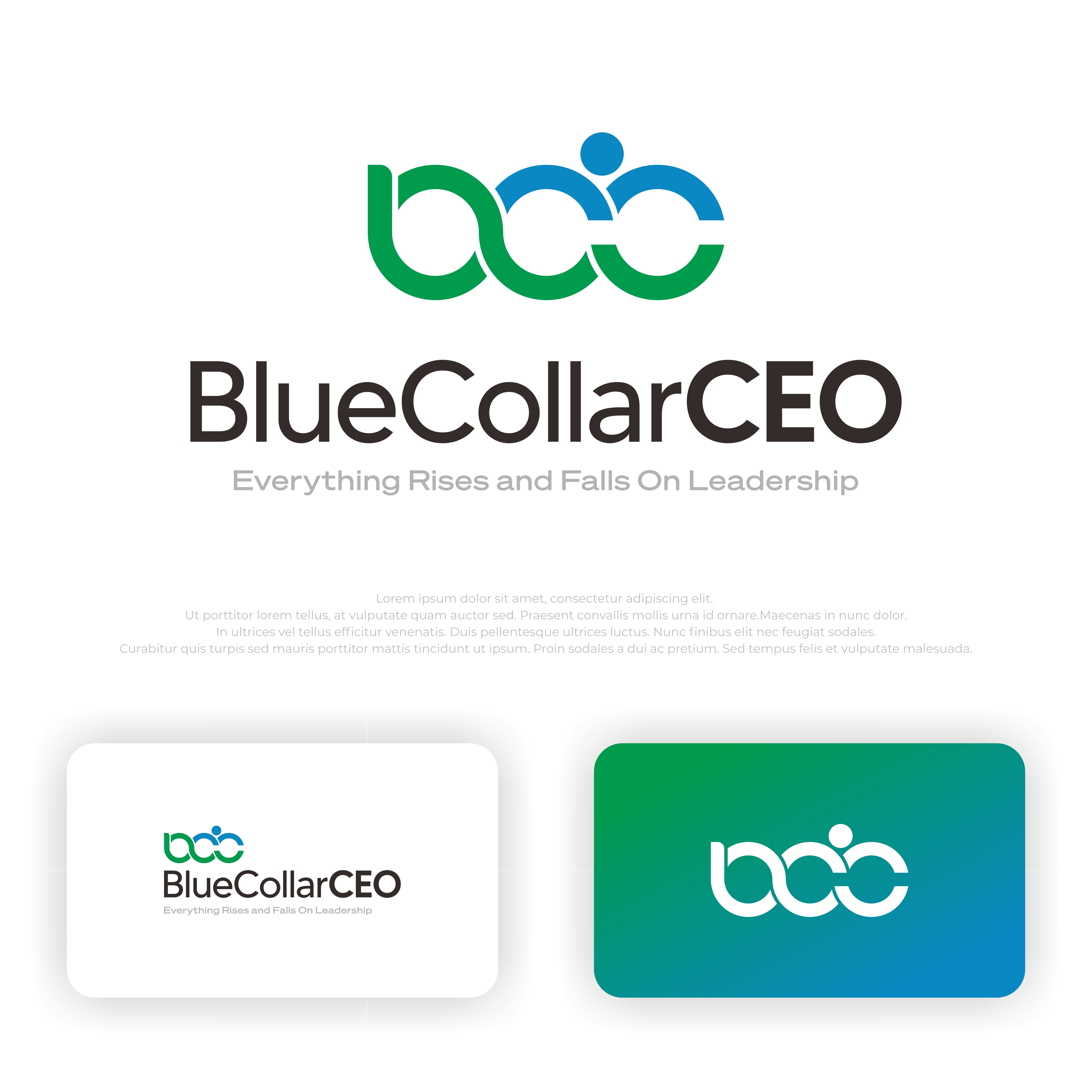 Logo Design by Hizkia Design for Blue Collar CEO | Design #36925987