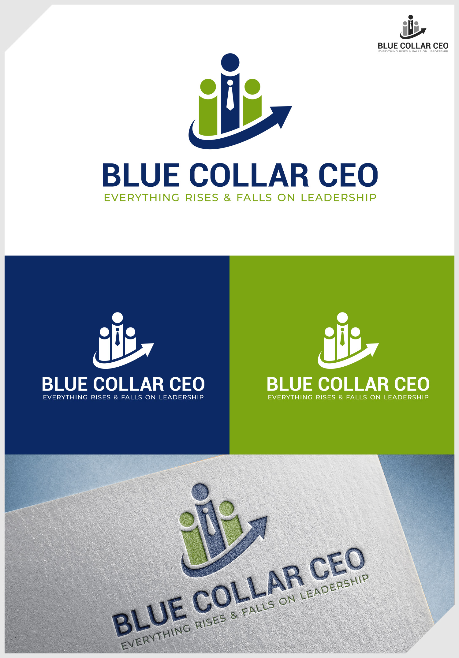 Logo Design by IDesign1606 for Blue Collar CEO | Design #36928330
