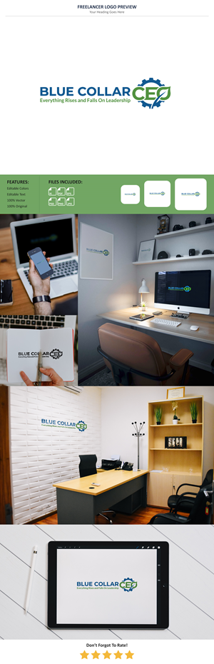 Logo Design by Pixel Foundry for Blue Collar CEO | Design: #36929200