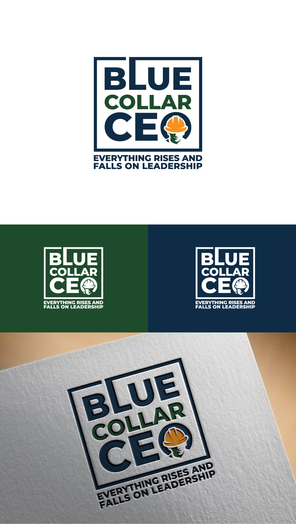 Logo Design by DesignVerse777 for Blue Collar CEO | Design #37087220