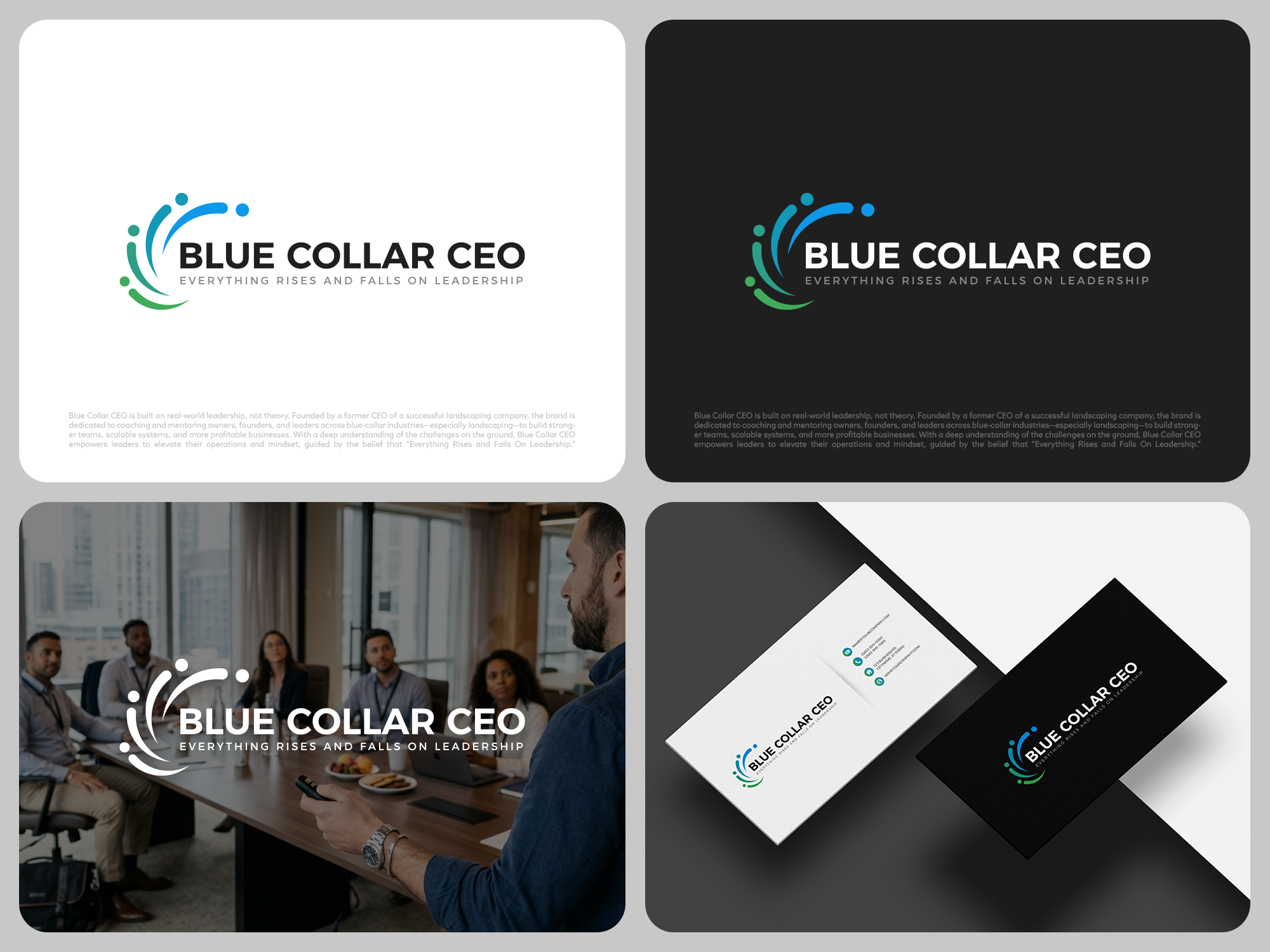 Logo Design by COLOUR CREATIVE for Blue Collar CEO | Design #37076471