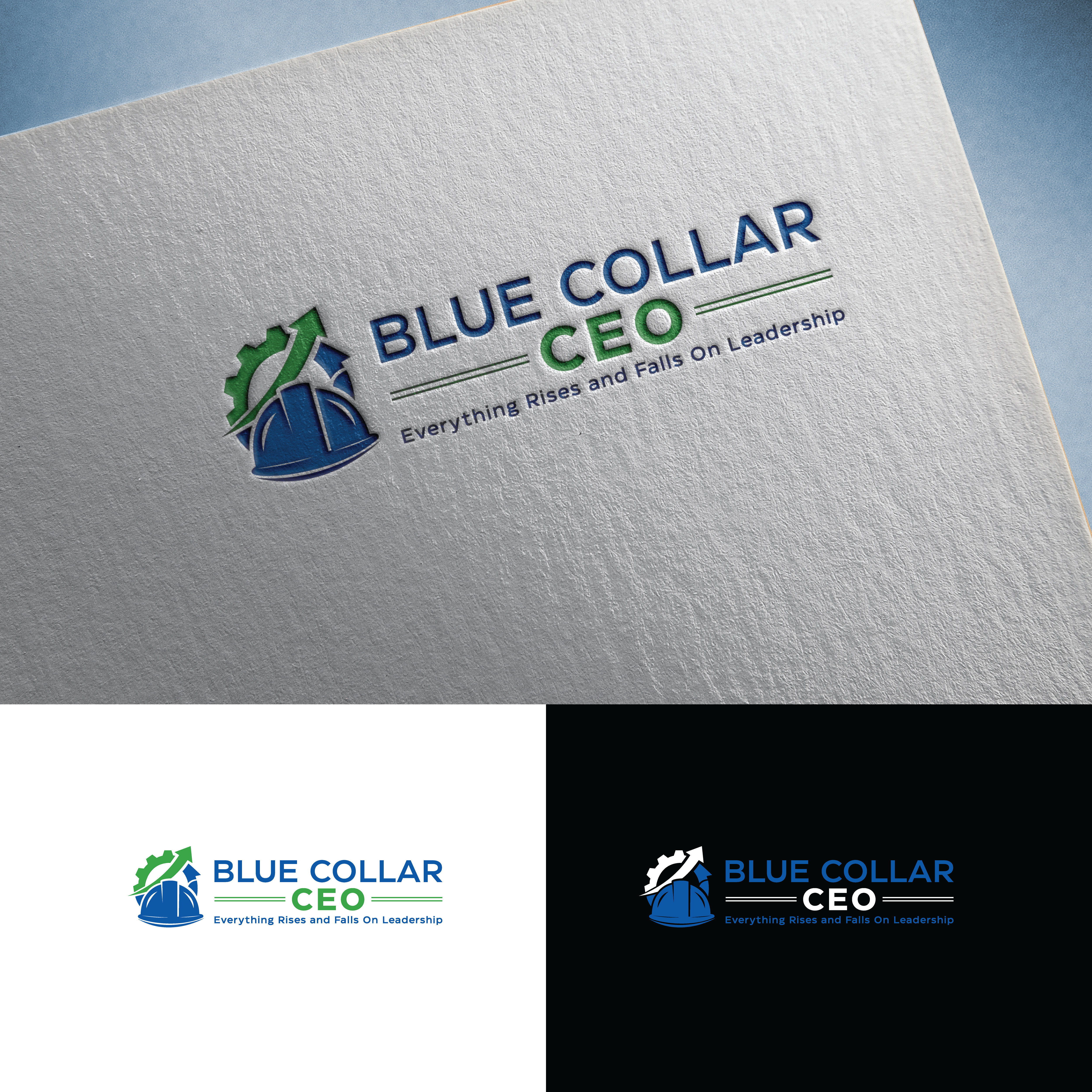 Logo Design by ainee4 for Blue Collar CEO | Design #37083281