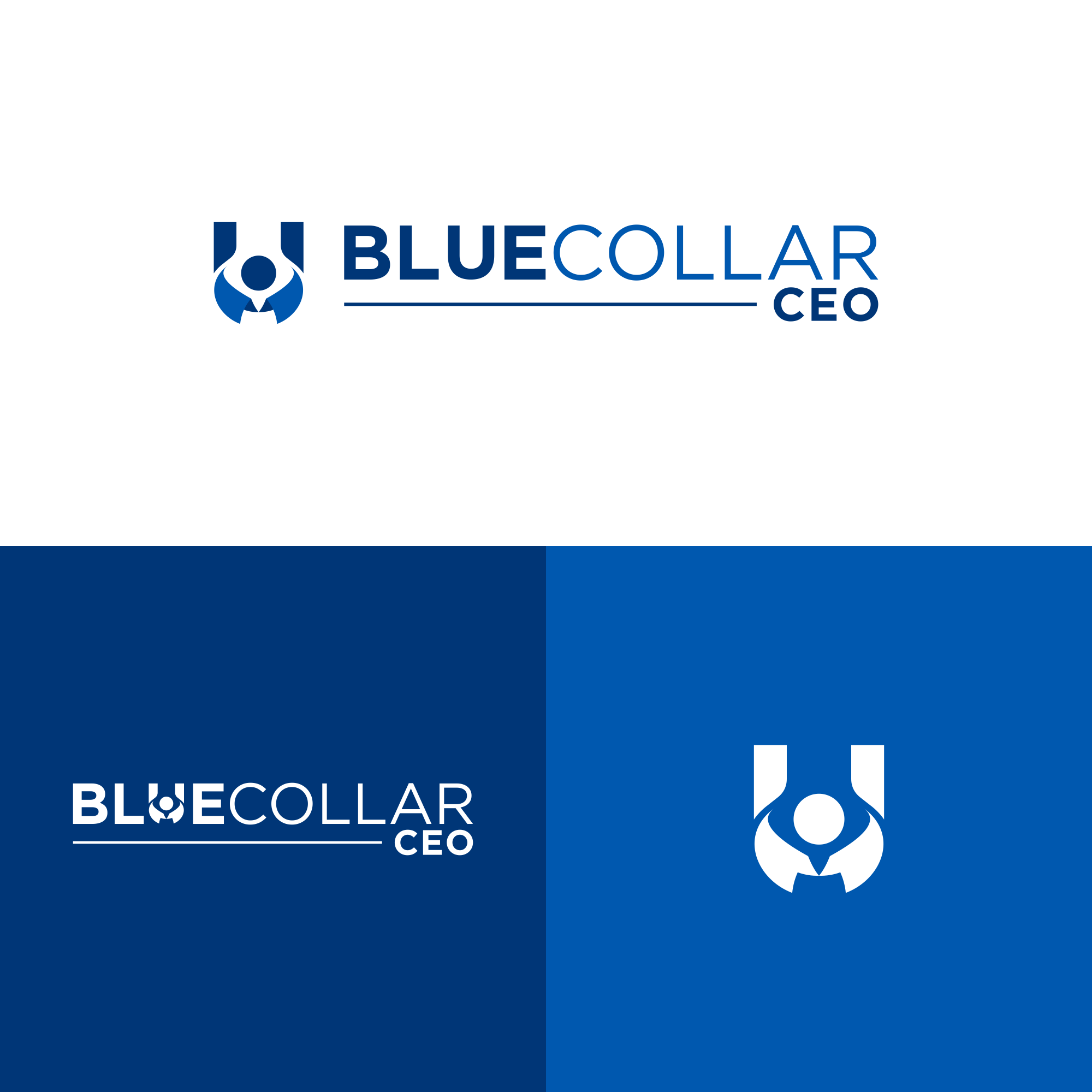 Logo Design by ni9 for Blue Collar CEO | Design #37089360