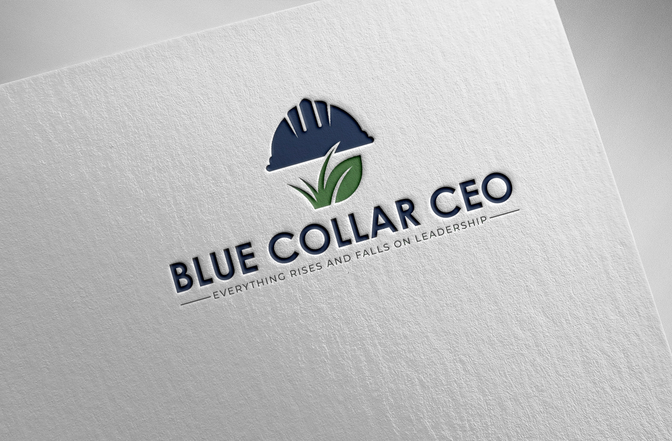 Logo Design by Pilot_DesignR™ for Blue Collar CEO | Design #36926896