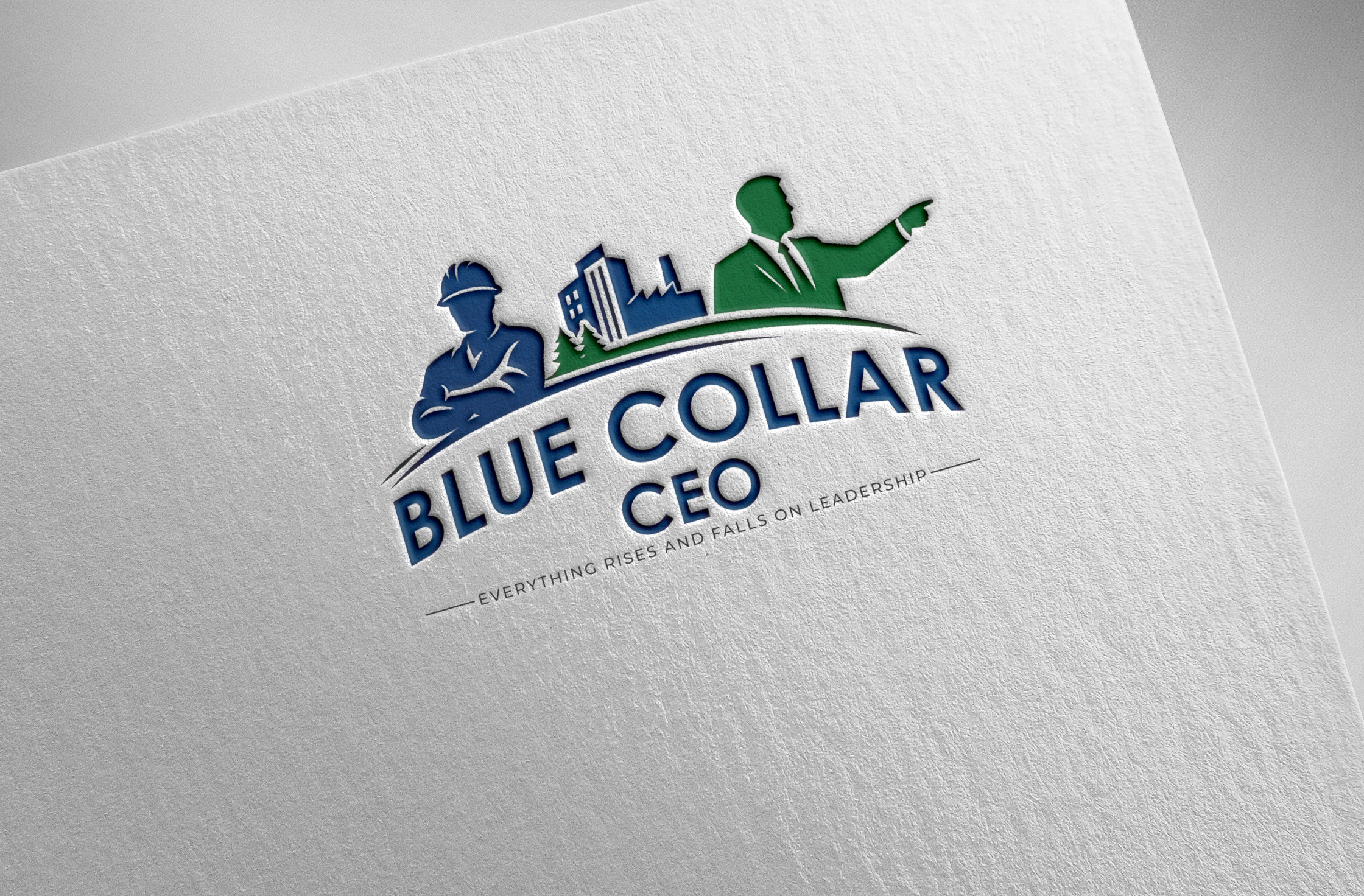 Logo Design by Pilot_DesignR™ for Blue Collar CEO | Design #36926897