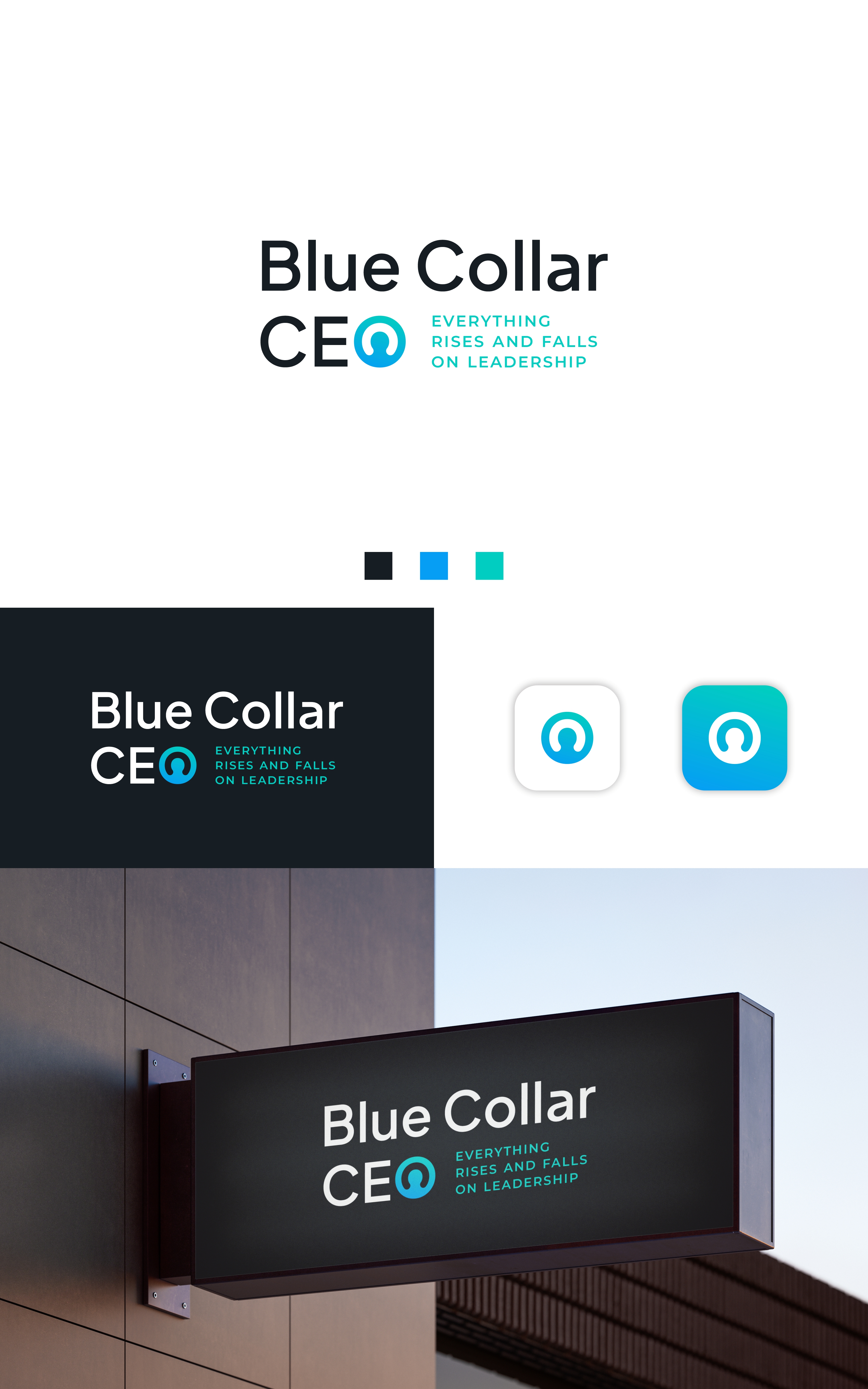 Logo Design by Dell_a.Design for Blue Collar CEO | Design #36925873