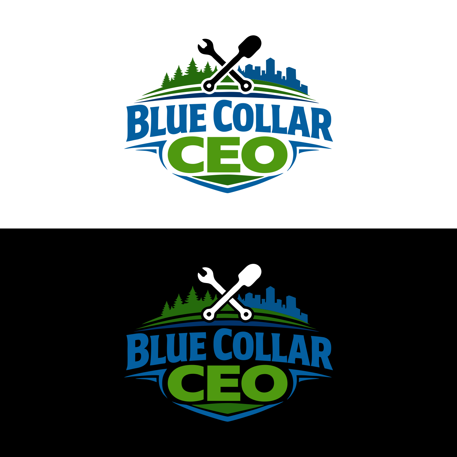 Logo Design by Eldmal for Blue Collar CEO | Design #37083849