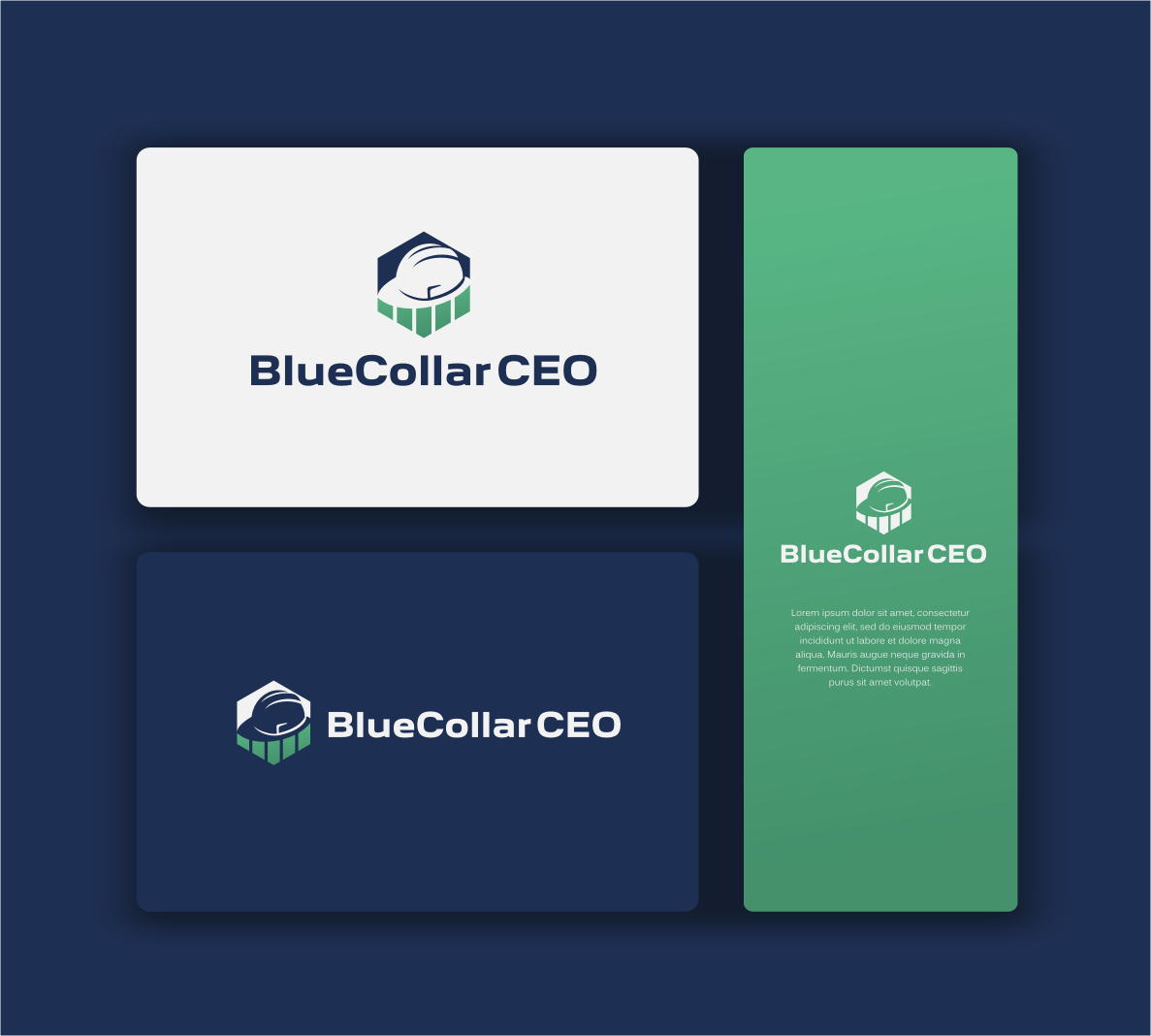 Logo Design by CKS d e s i g n for Blue Collar CEO | Design #37087348
