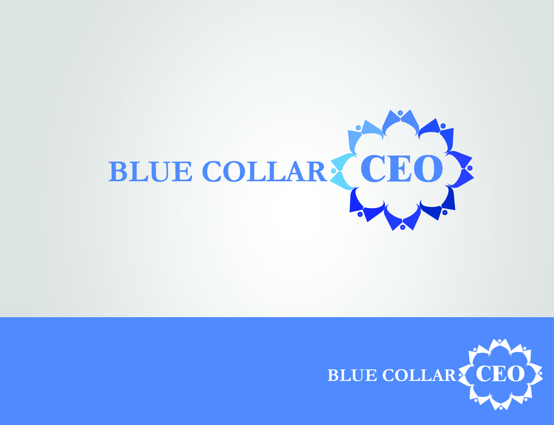 Logo Design by MAK45 for Blue Collar CEO | Design #37063457
