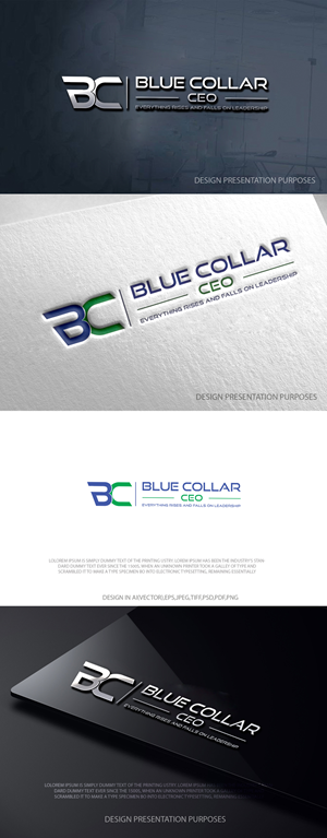 Diseño de Logo por zebronicgraphic para Blue Collar CEO | Diseño: #36927772