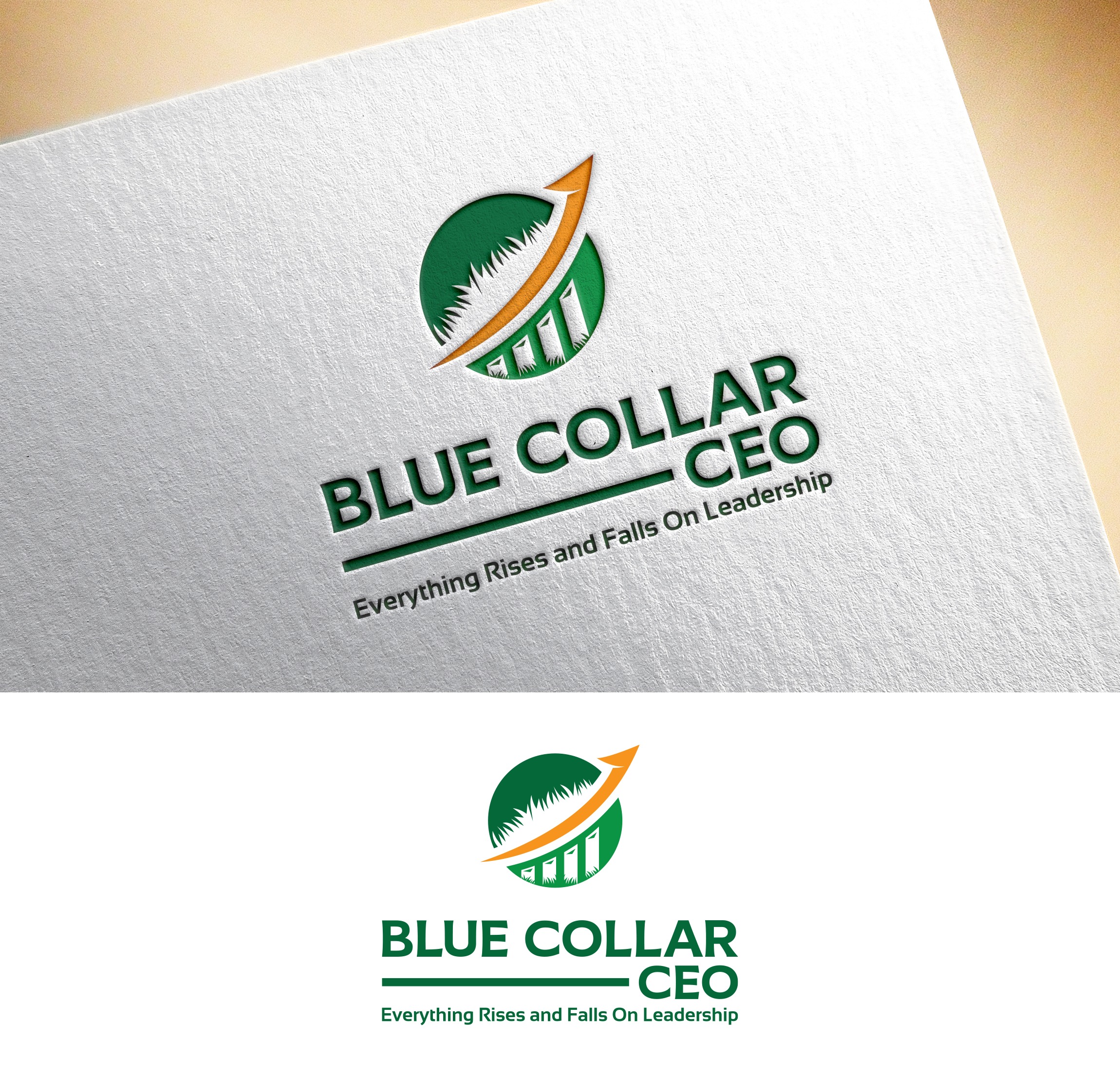 Logo Design by Impressive Designs for Blue Collar CEO | Design #36926701