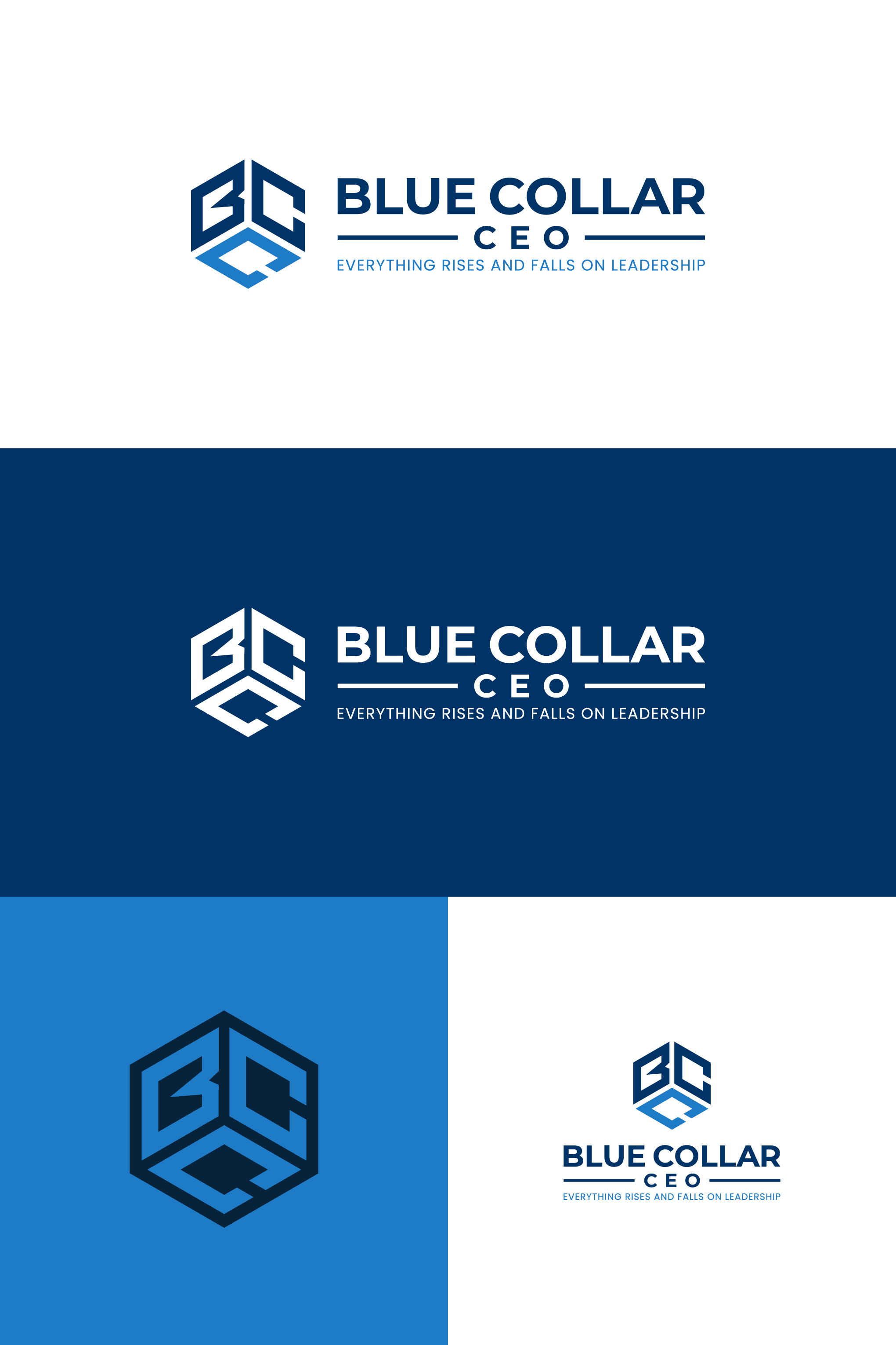 Logo Design by Ekaligraphy for Blue Collar CEO | Design #36959178