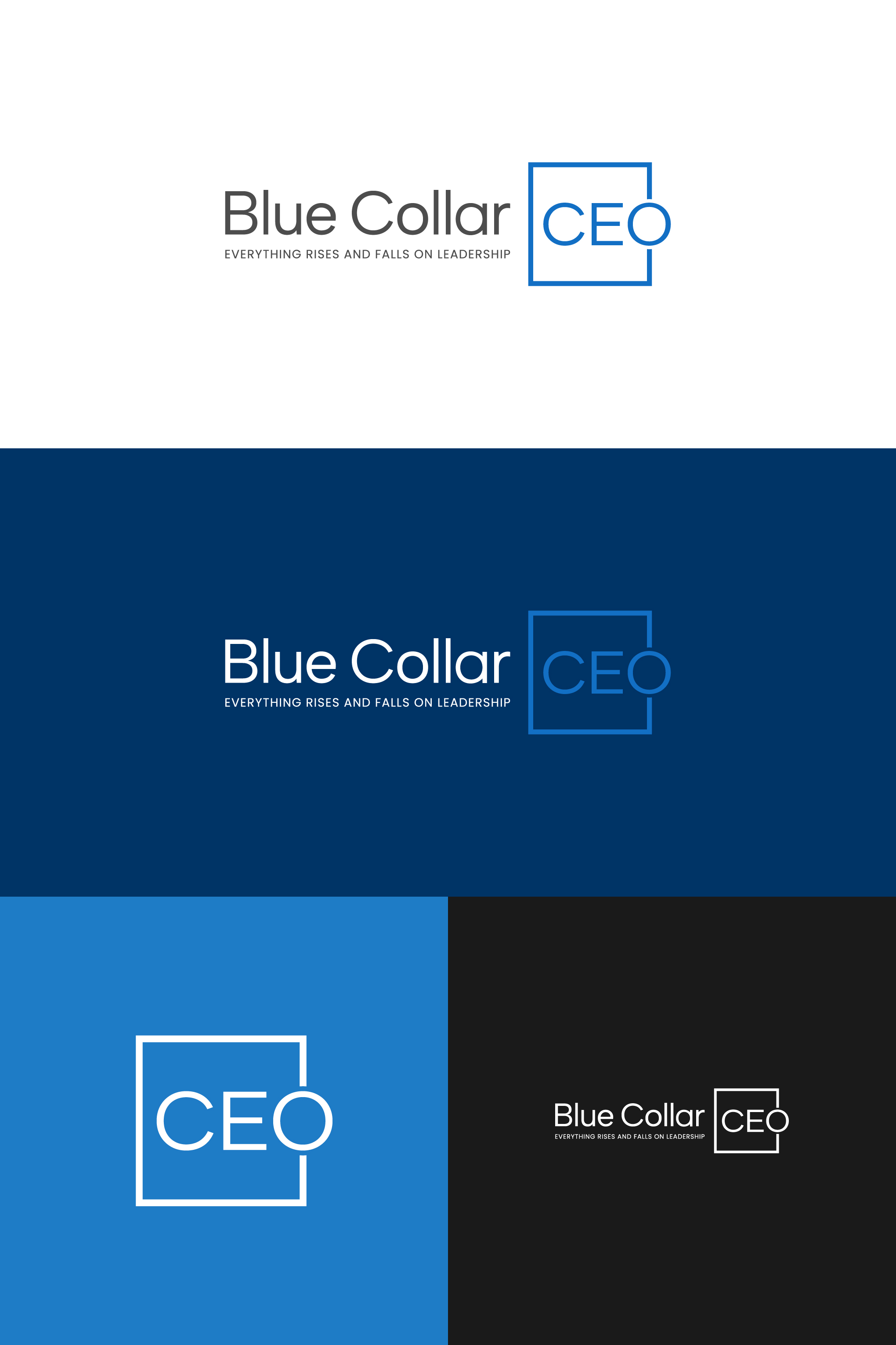 Logo Design by Ekaligraphy for Blue Collar CEO | Design #36959180