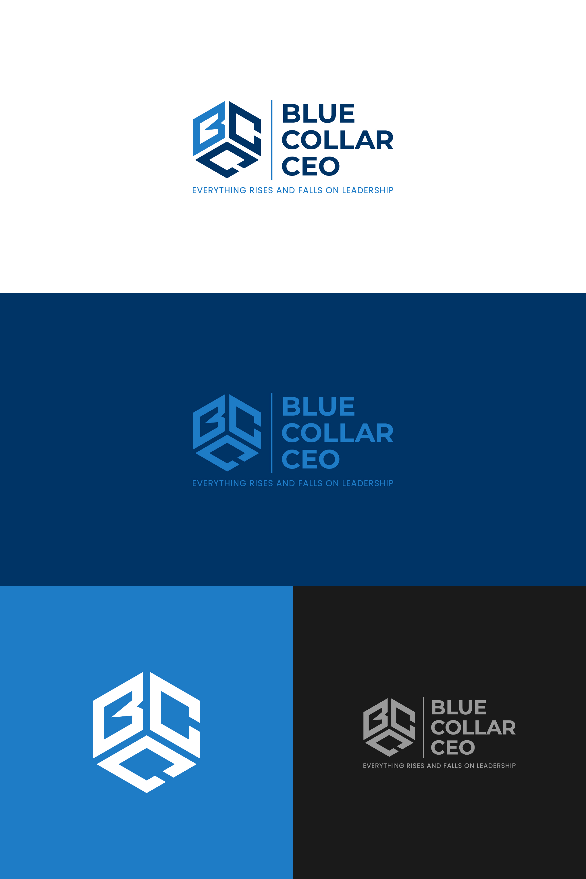Logo Design by Ekaligraphy for Blue Collar CEO | Design #36960096