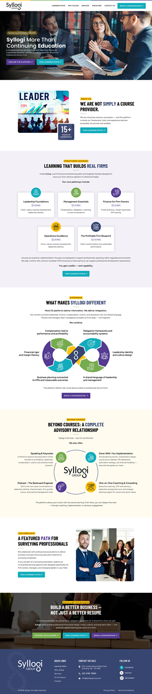 Kadence Template Design for Wordpress Learndash Site