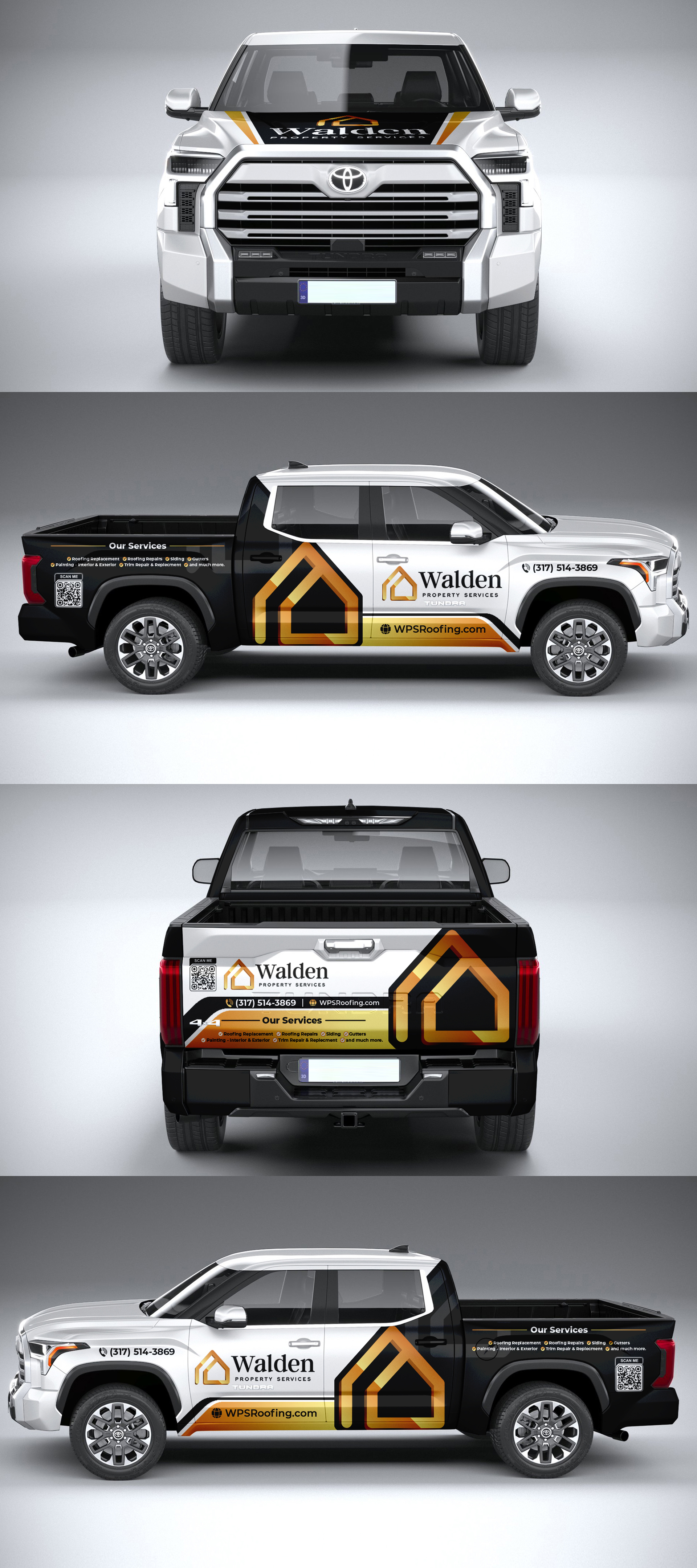 Diseño de Rotulación de Vehículo por ANGGI MAULANA PRAKOSO para Walden Property Services | Diseño #36928542