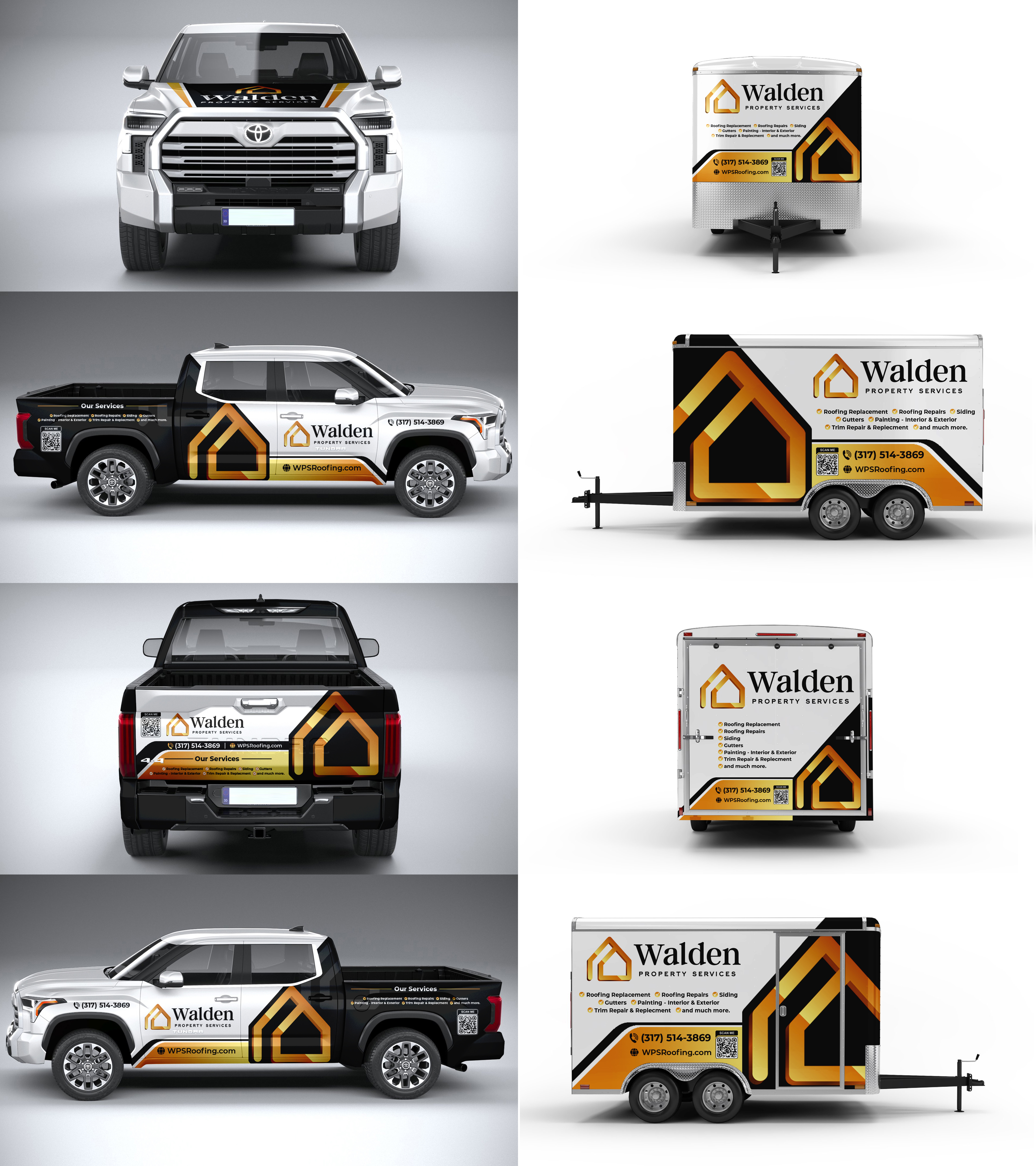 Diseño de Rotulación de Vehículo por ANGGI MAULANA PRAKOSO para Walden Property Services | Diseño #36928546