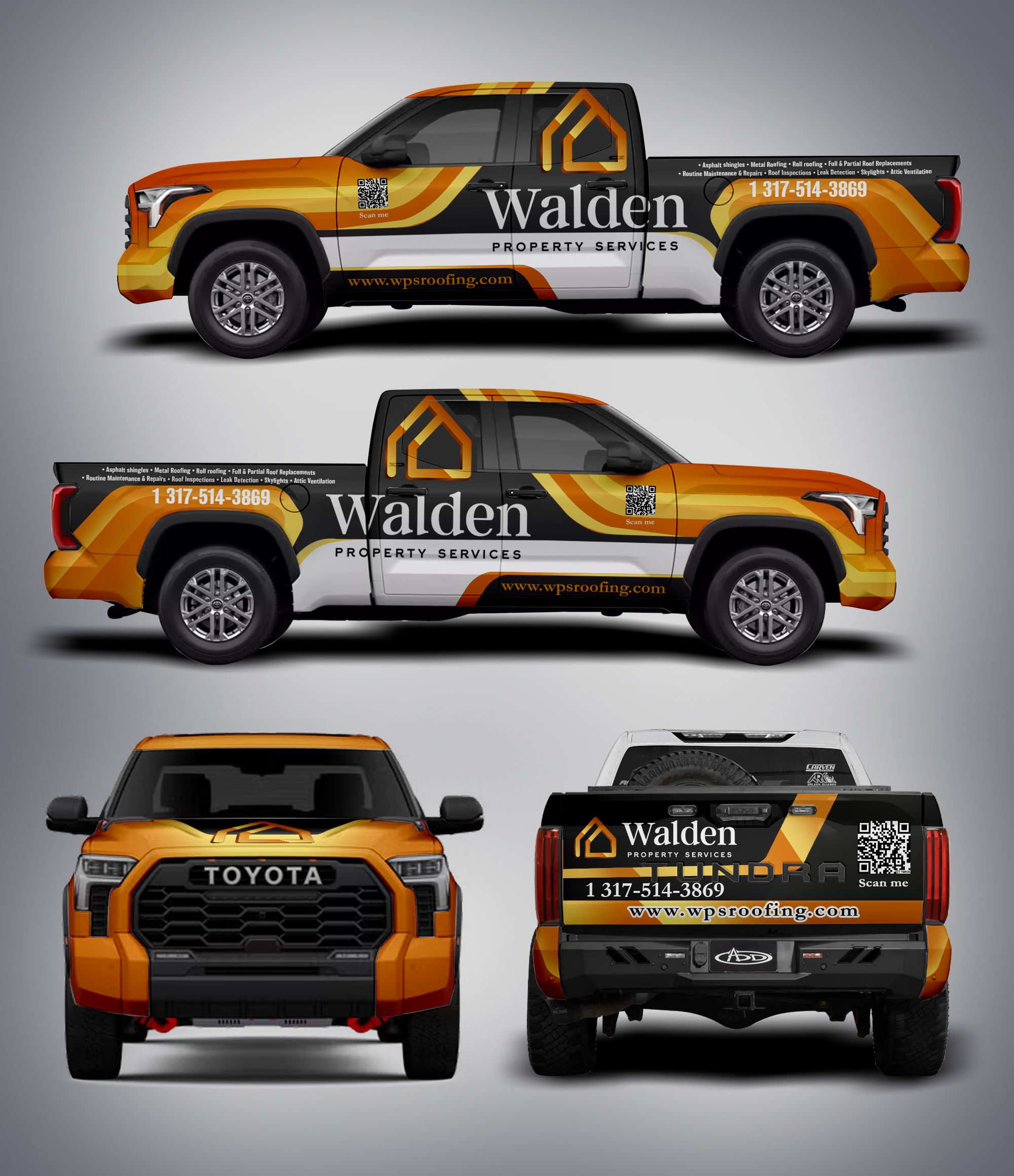 Diseño de Rotulación de Vehículo por websmartusa para Walden Property Services | Diseño #36927206