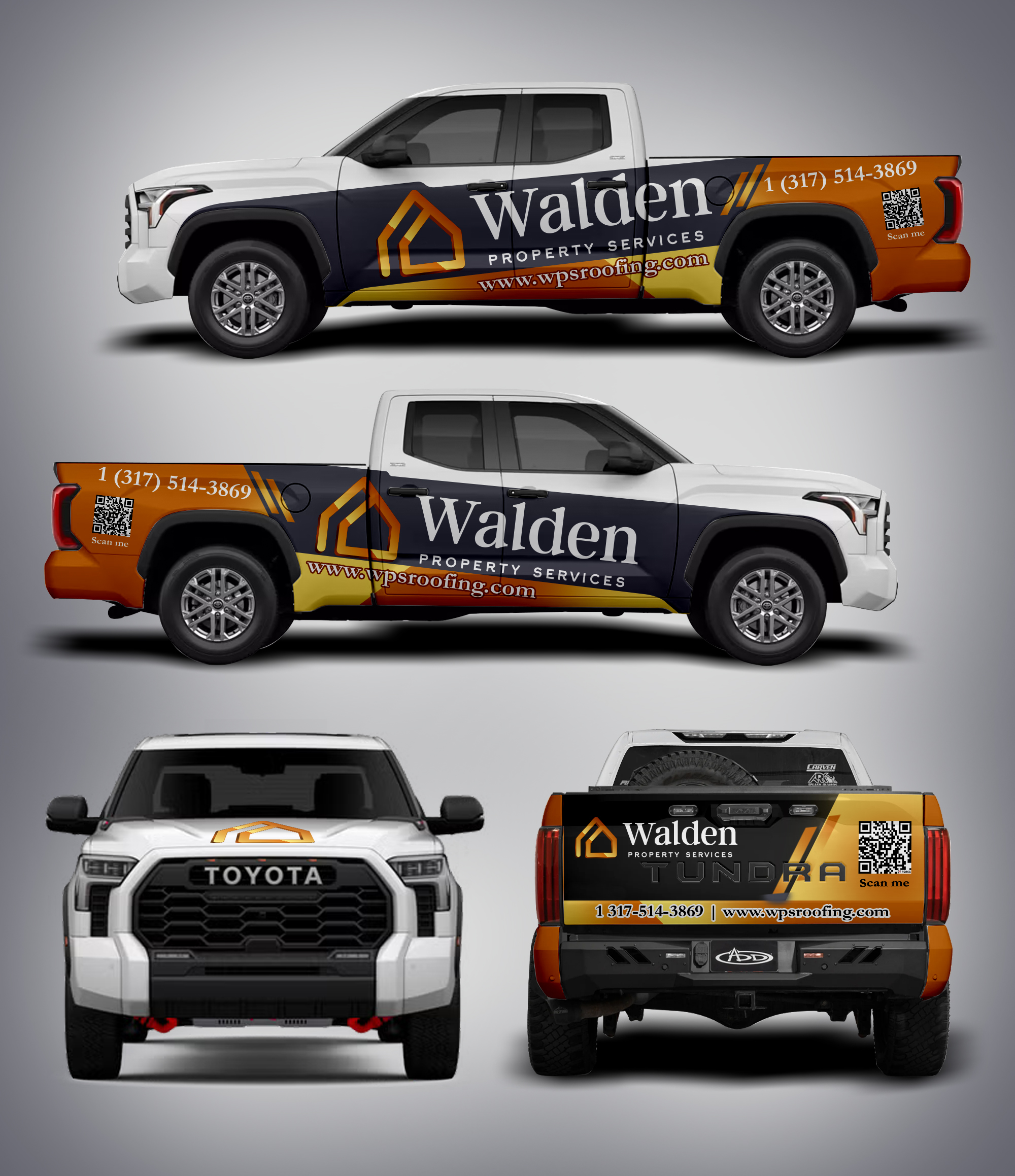 Diseño de Rotulación de Vehículo por websmartusa para Walden Property Services | Diseño #36927208