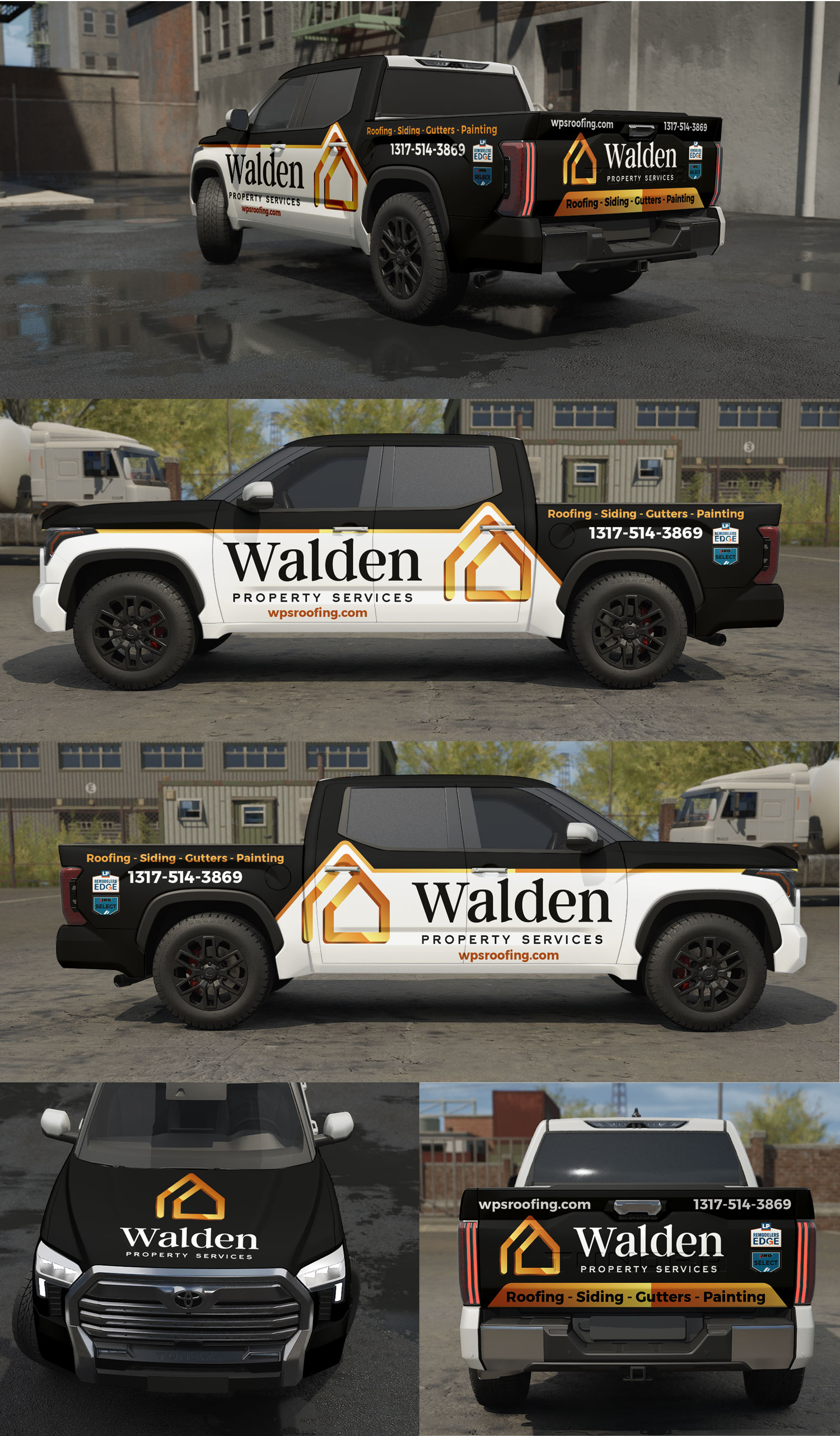Diseño de Rotulación de Vehículo por Wrapcia para Walden Property Services | Diseño #36931884