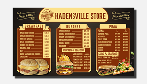 Menu Design by grappikstar