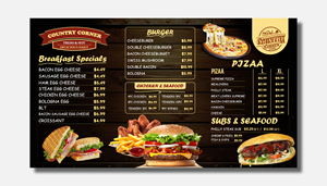 Menu Design by grappikstar for this project | Design: #36957438
