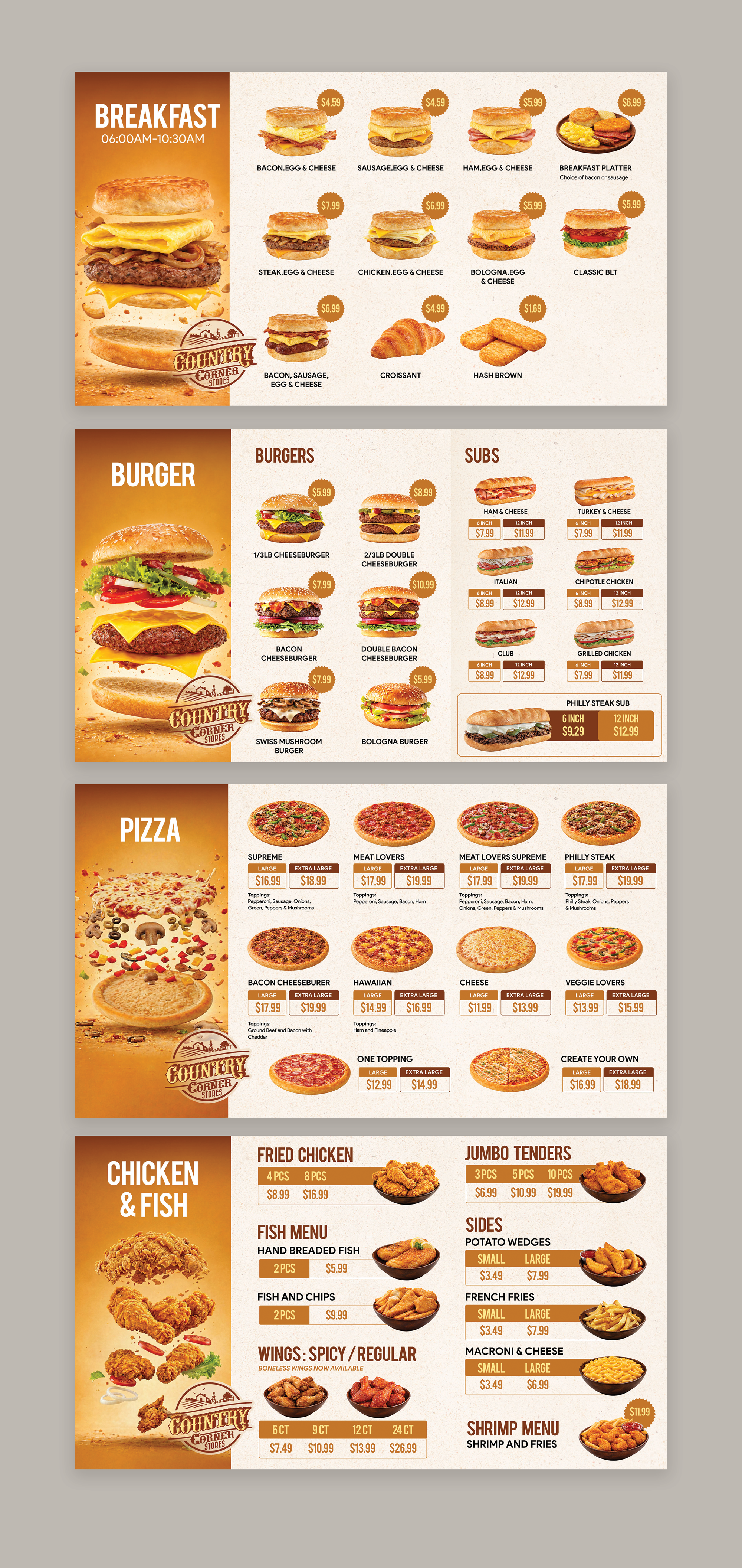 Menu Design by vcreatived for this project | Design: #36978983