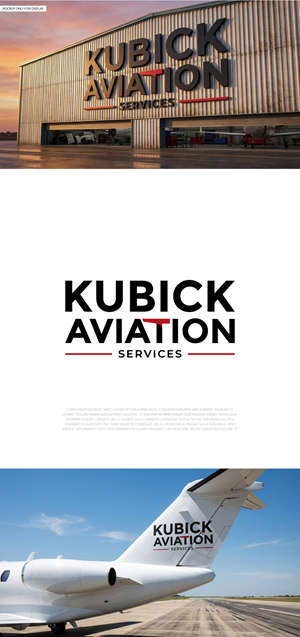 Logo Design by LogoEon for Kubick Aviation Services | Design: #36932092