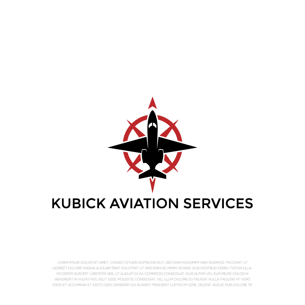 Logo Design by LogoEon for Kubick Aviation Services | Design #36932151