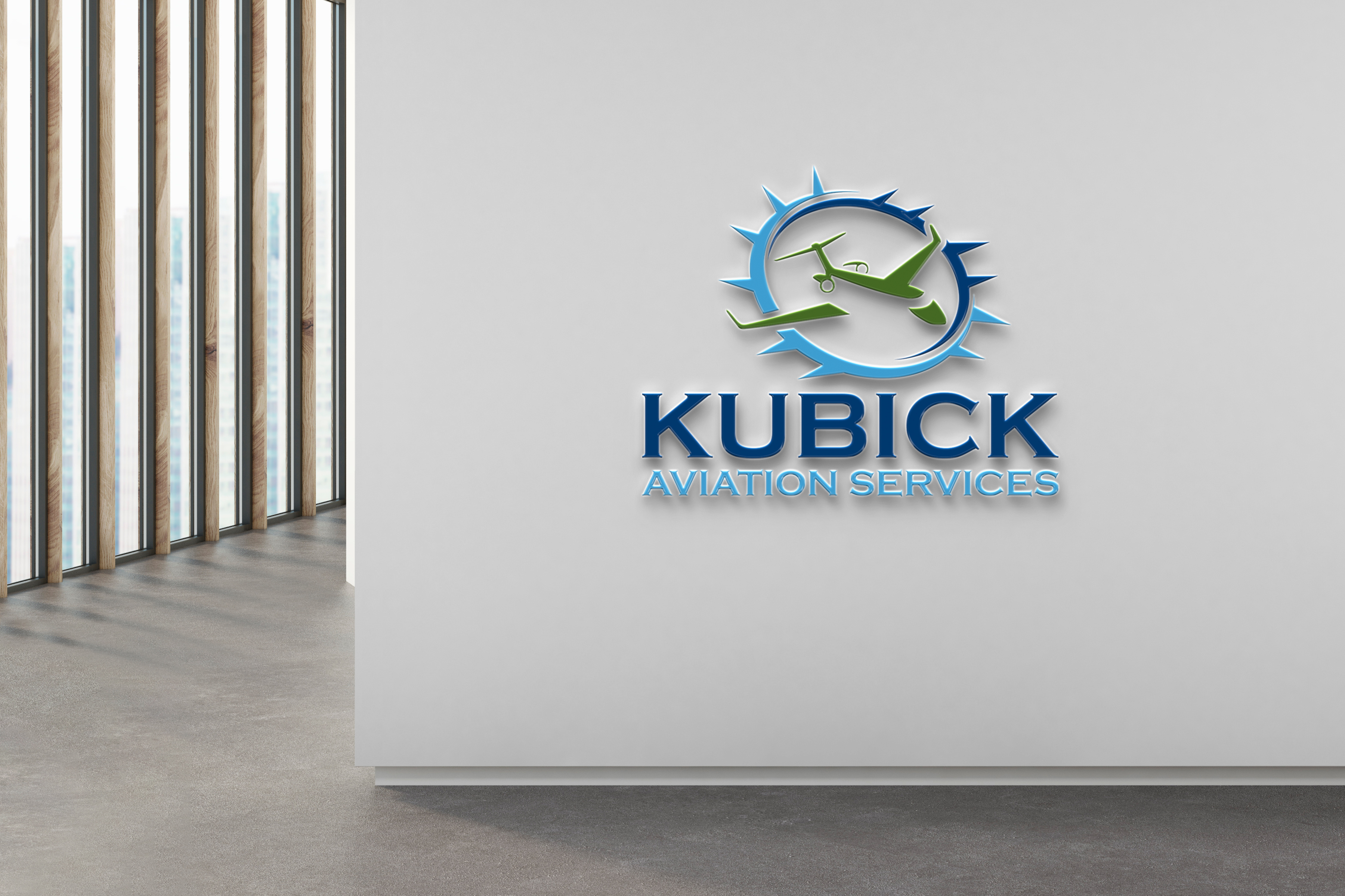 Logo Design by bak for Kubick Aviation Services | Design #36938411